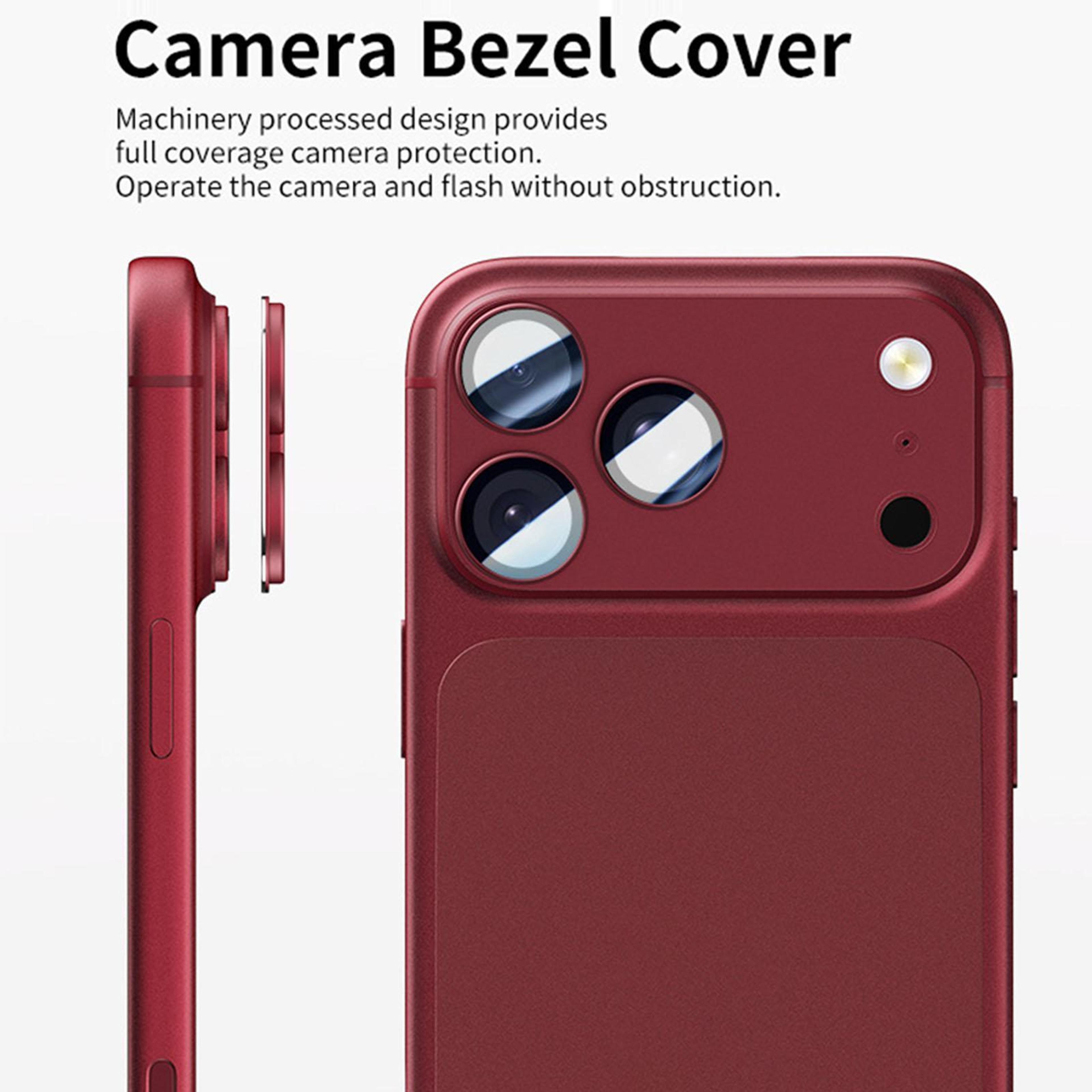 IPhone 18 Pro AntiReflective Camera Lens Protector With Aluminum Alloy Ring 4
