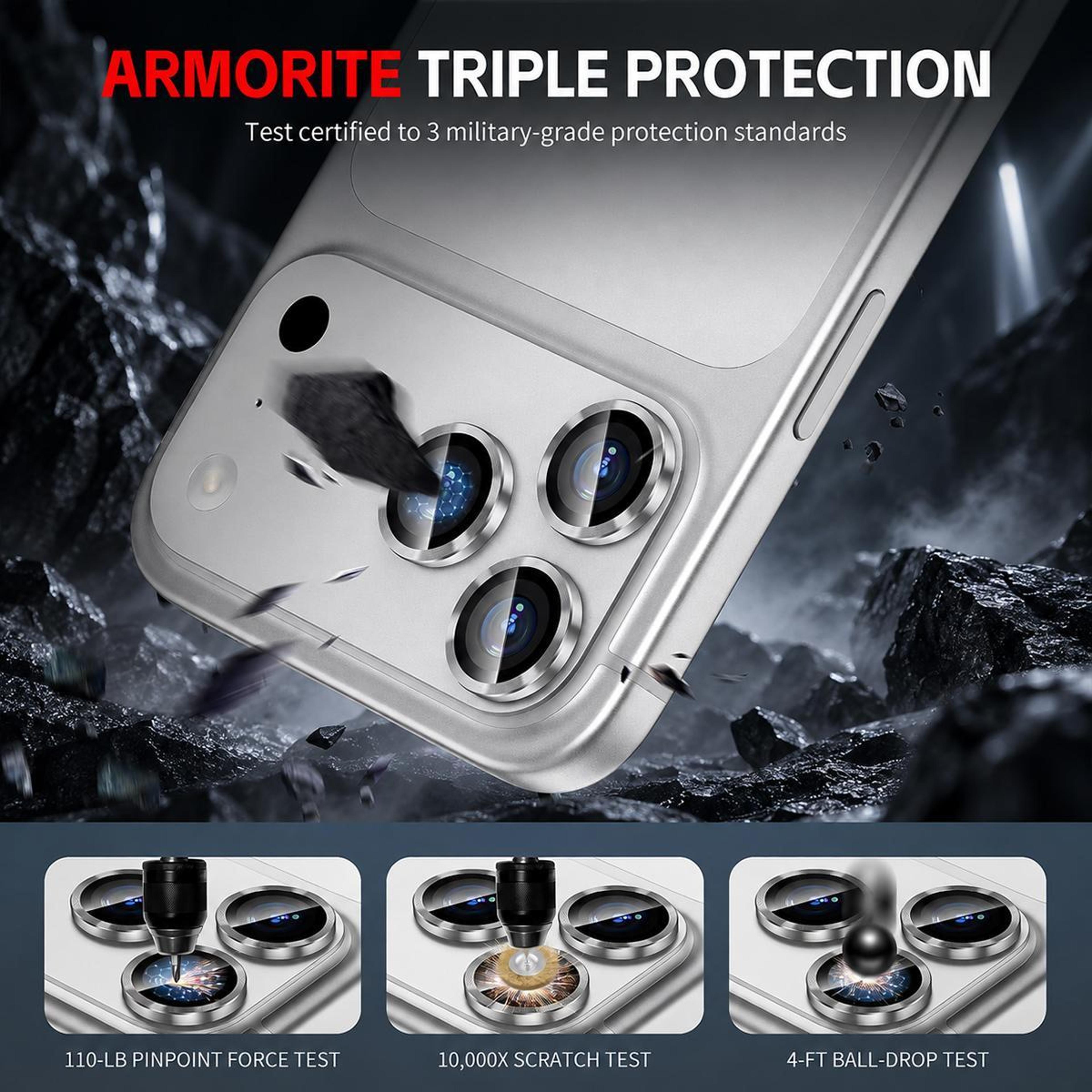 IPhone 18 Pro Max Camera Lens Protector With AntiReflection Tempered Glass 5