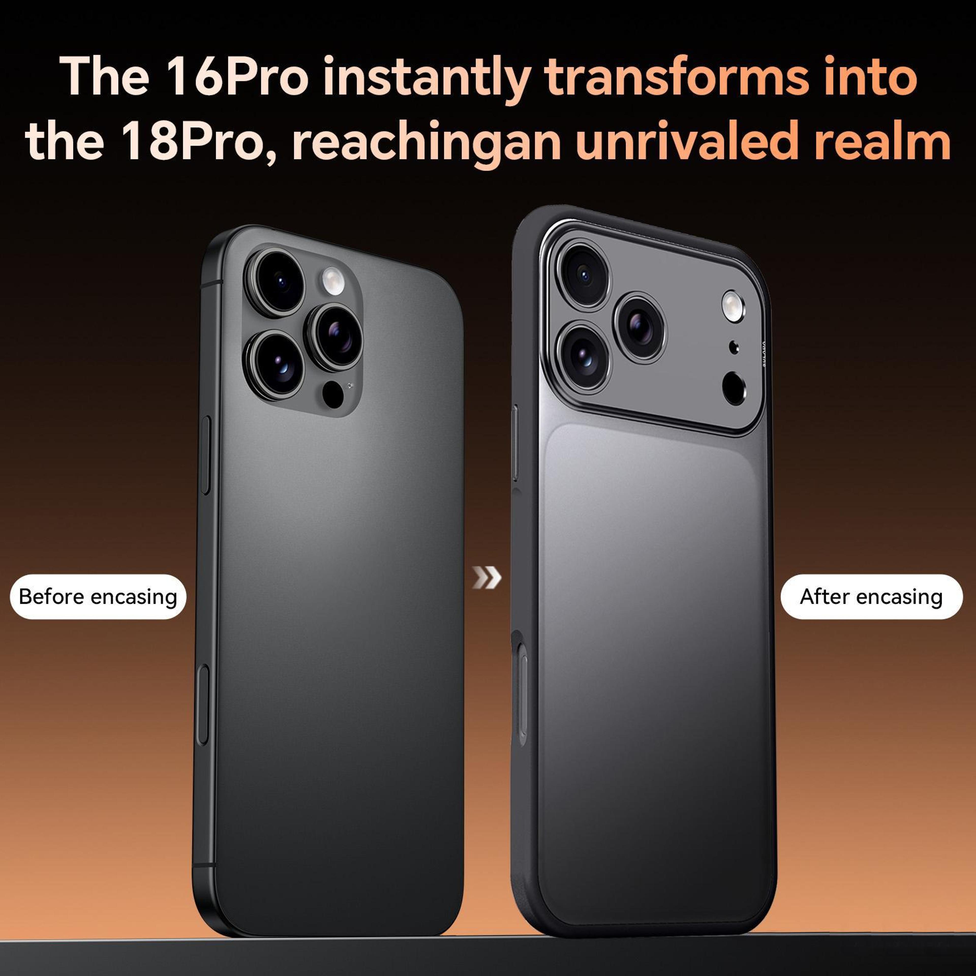 IPhone 18 Pro SemiTransparent Matte Shockproof Phone Case 2