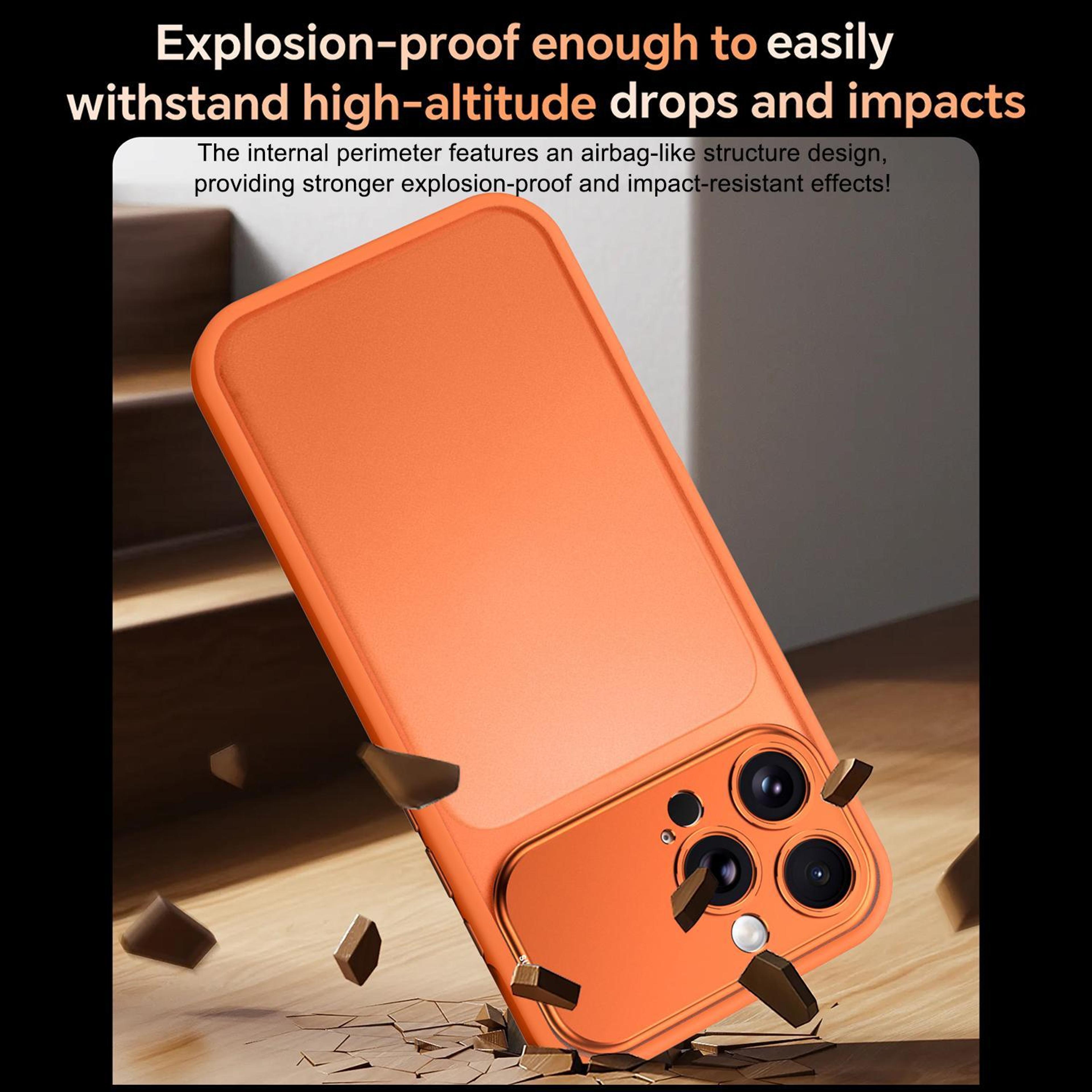 IPhone 18 Pro SemiTransparent Matte Shockproof Phone Case 6
