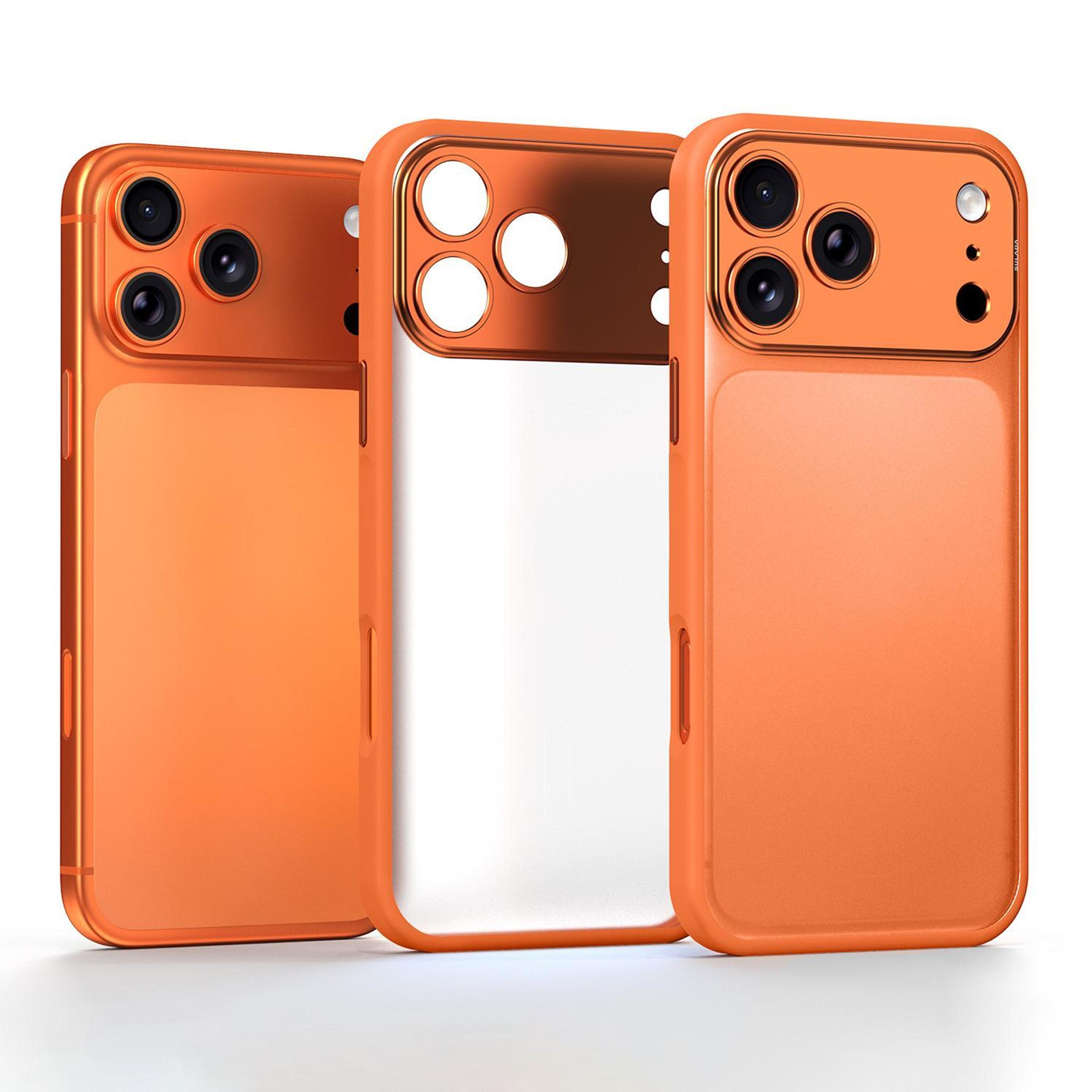IPhone 18 Pro Max SemiTransparent Matte Shockproof Phone Case 0