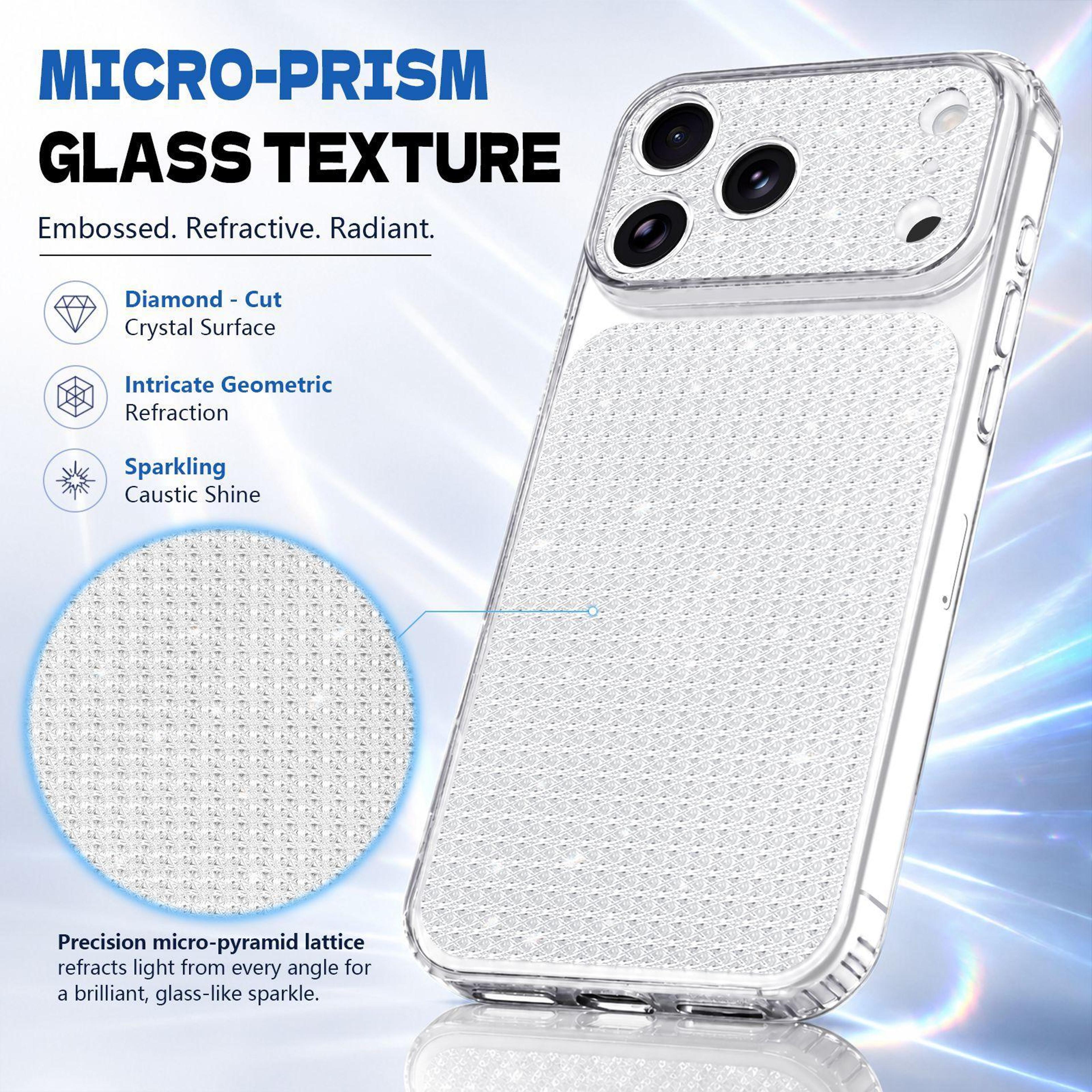 IPhone 18 Pro Sparkling Crystal Airbag Protective Phone Case 4