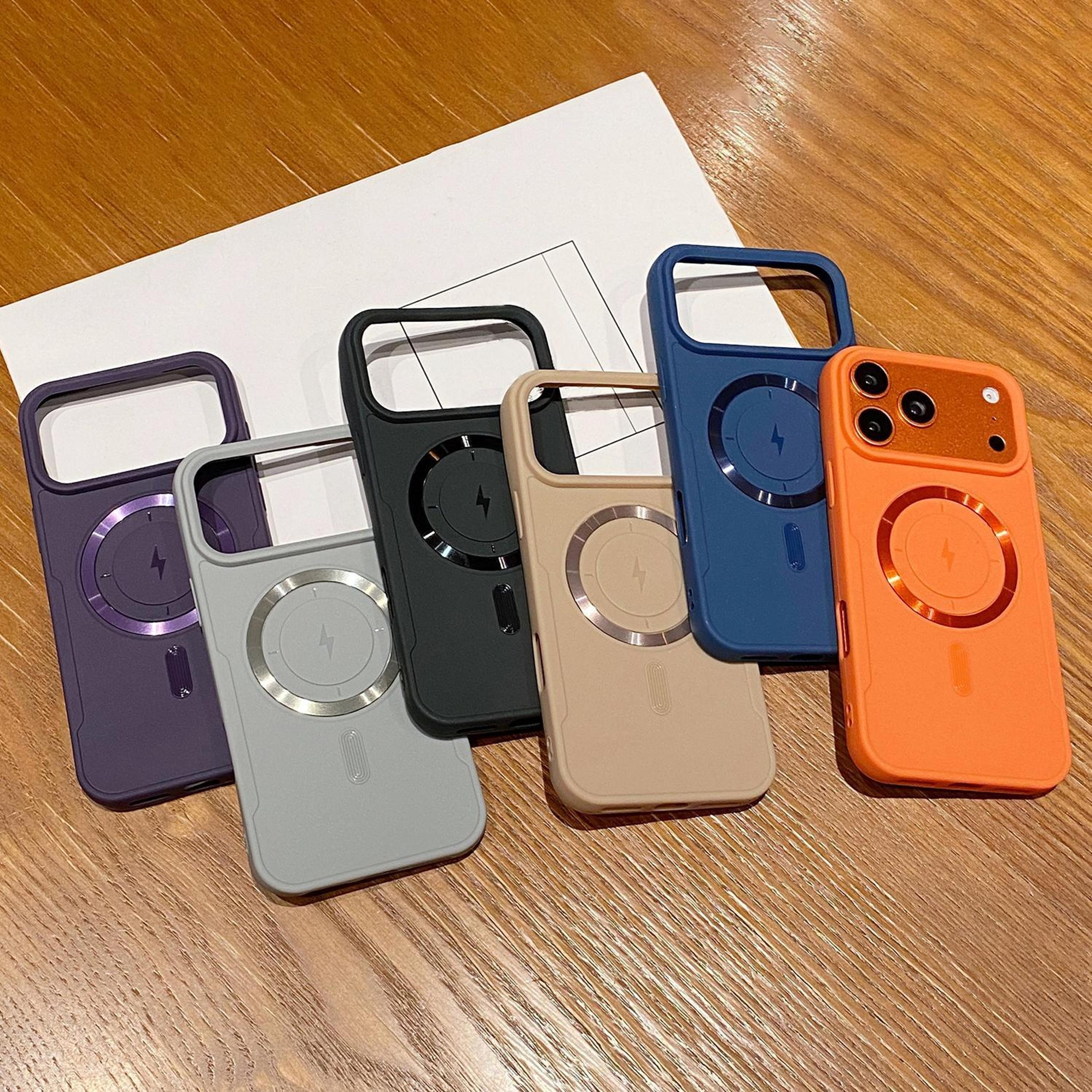 18 Pro Max Magnetic Phone Case With Metal Ring And Shockproof TPU Protection 1