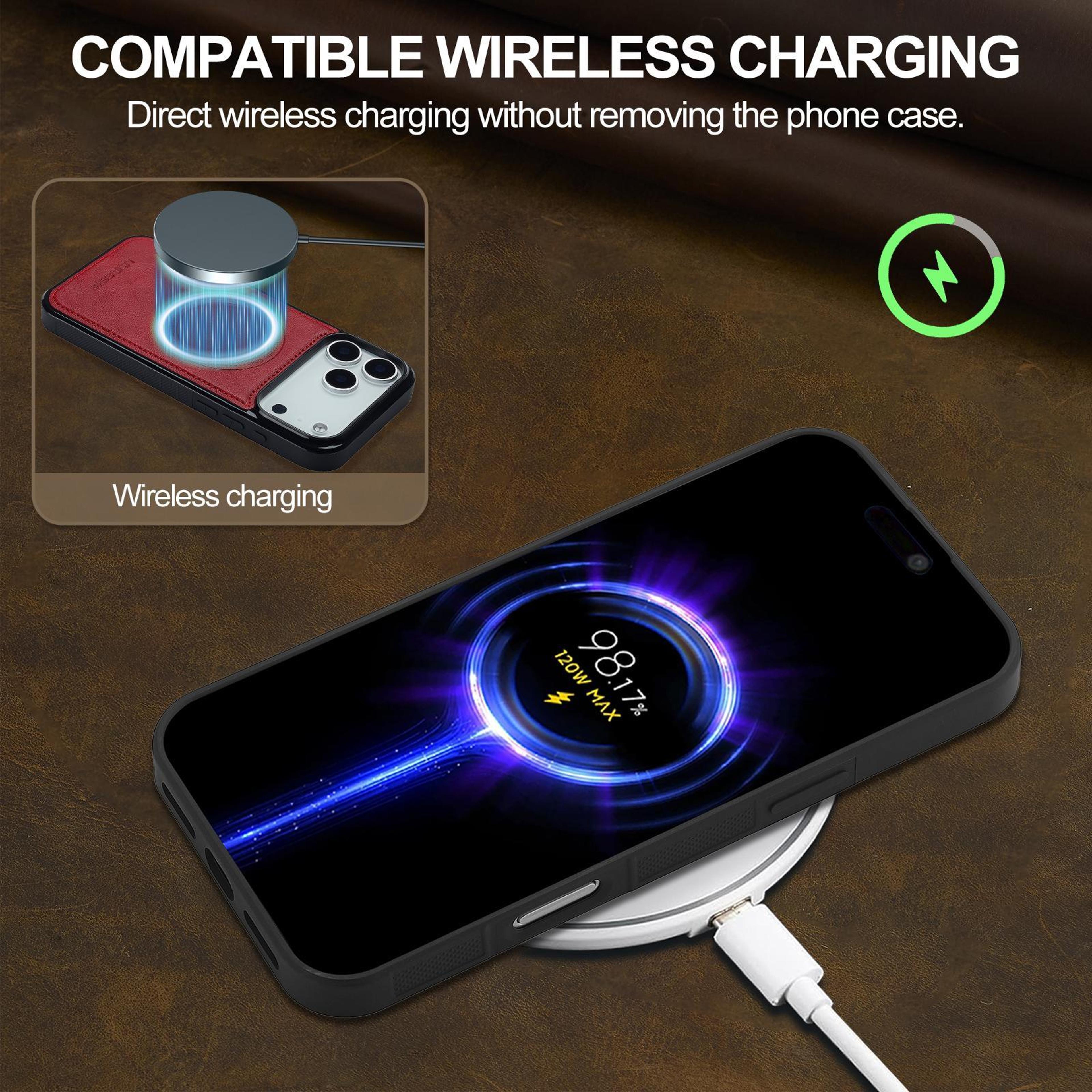 IPhone 18 Pro Max MagSafe PU Leather Phone Case 4