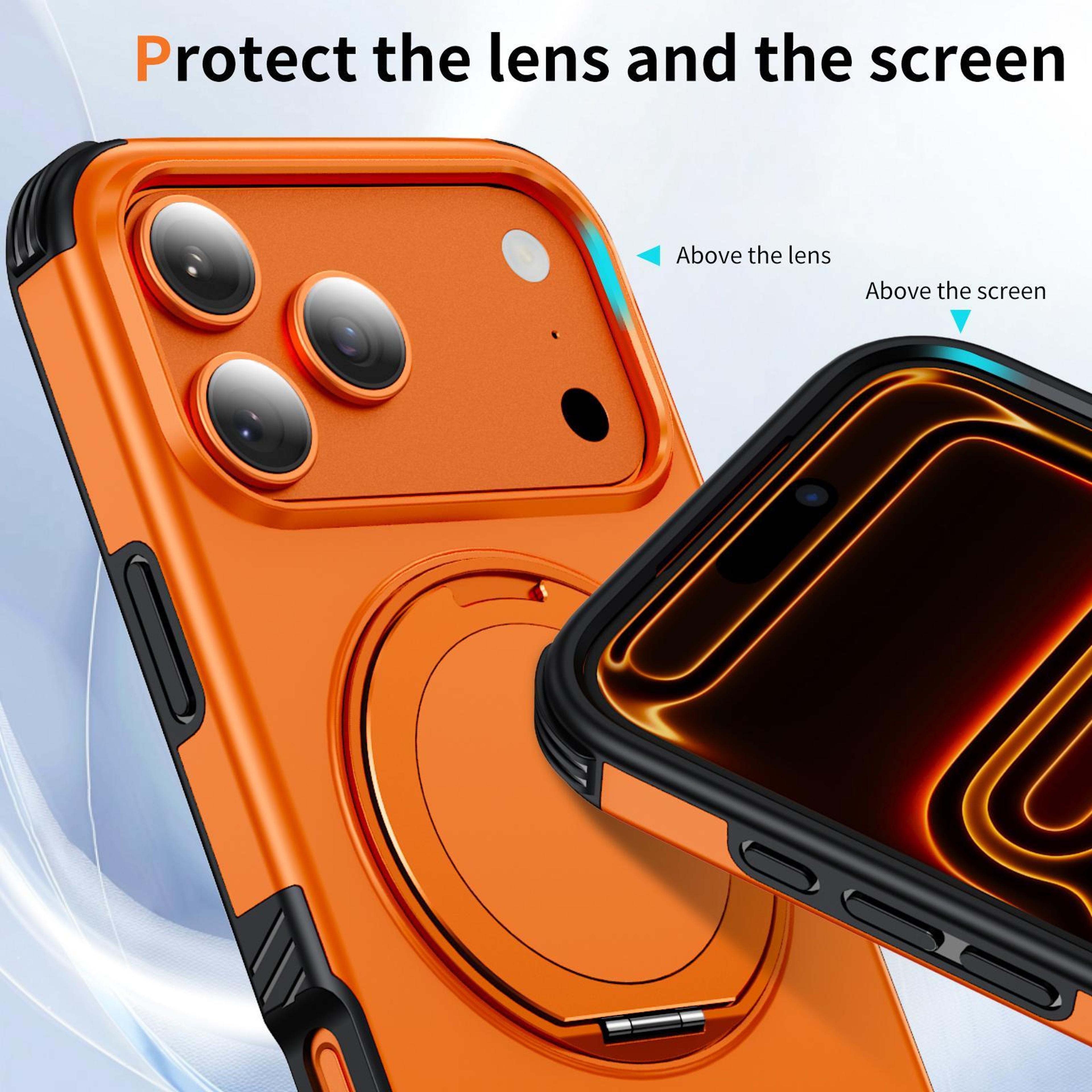 IPhone 18 Pro Magnetic Case With 360 Rotating Holder 5