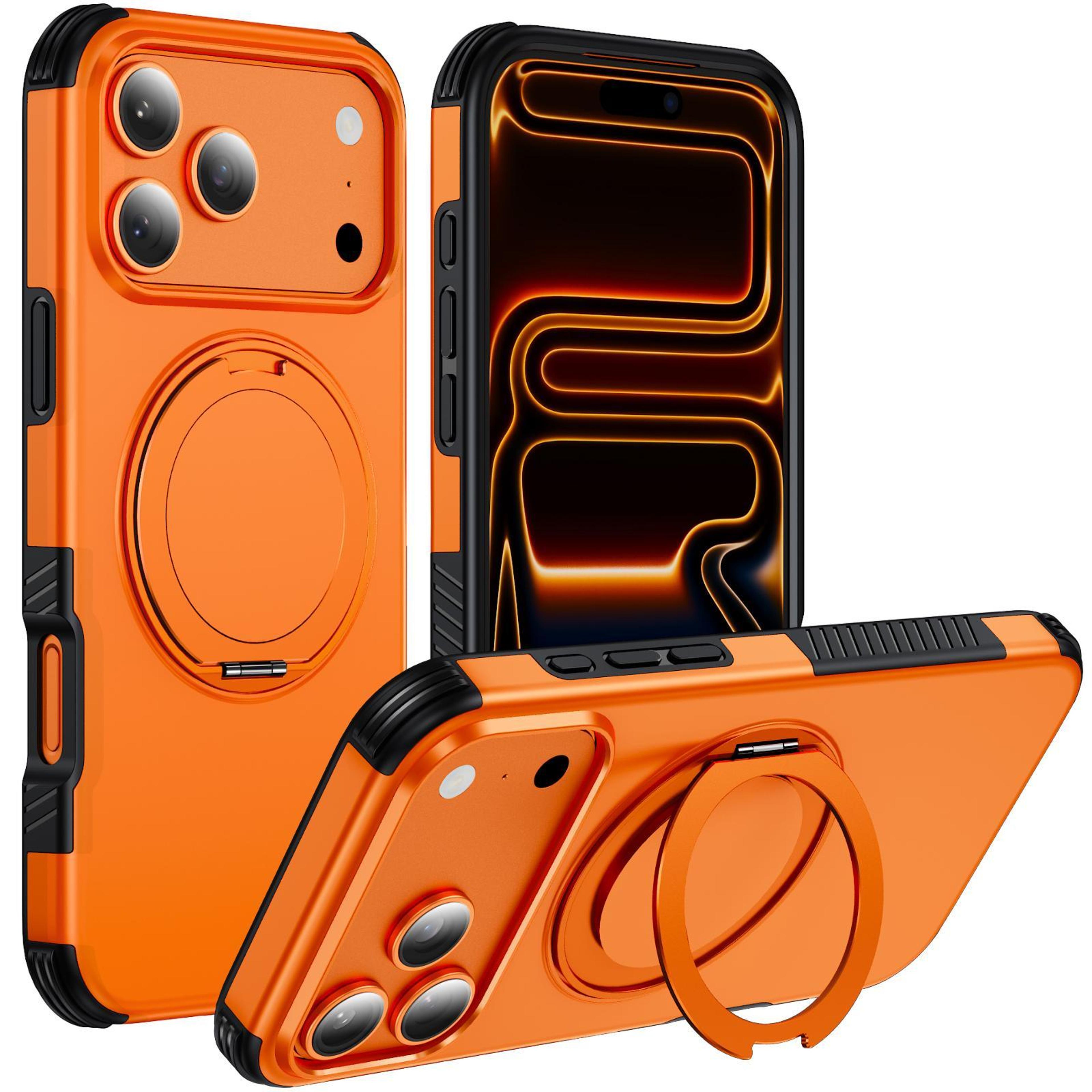 18 Pro Magnetic 360 Rotating Holder Phone Case 0