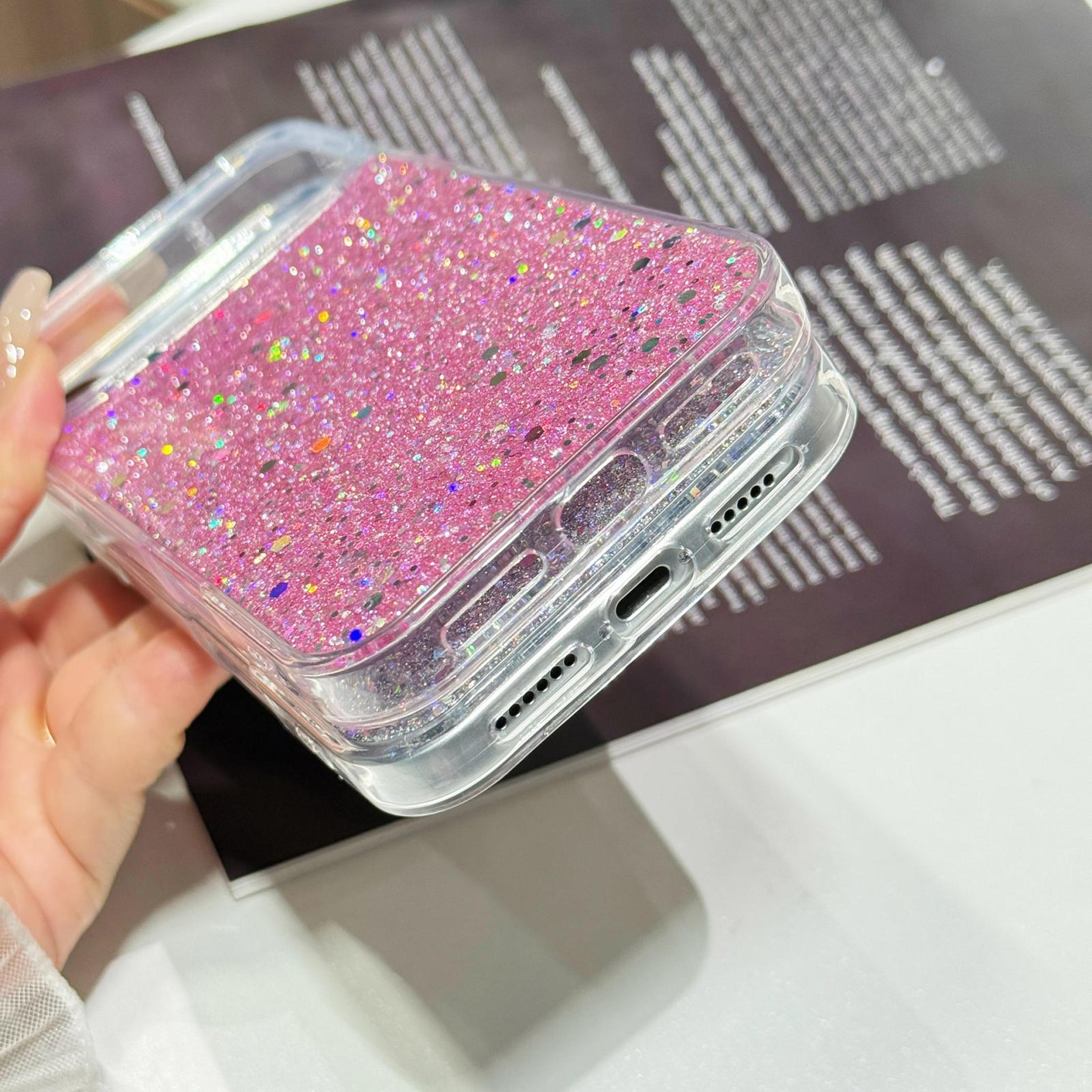 IPhone 18 Pro Glitter Sequin Epoxy TPU Phone Case 5