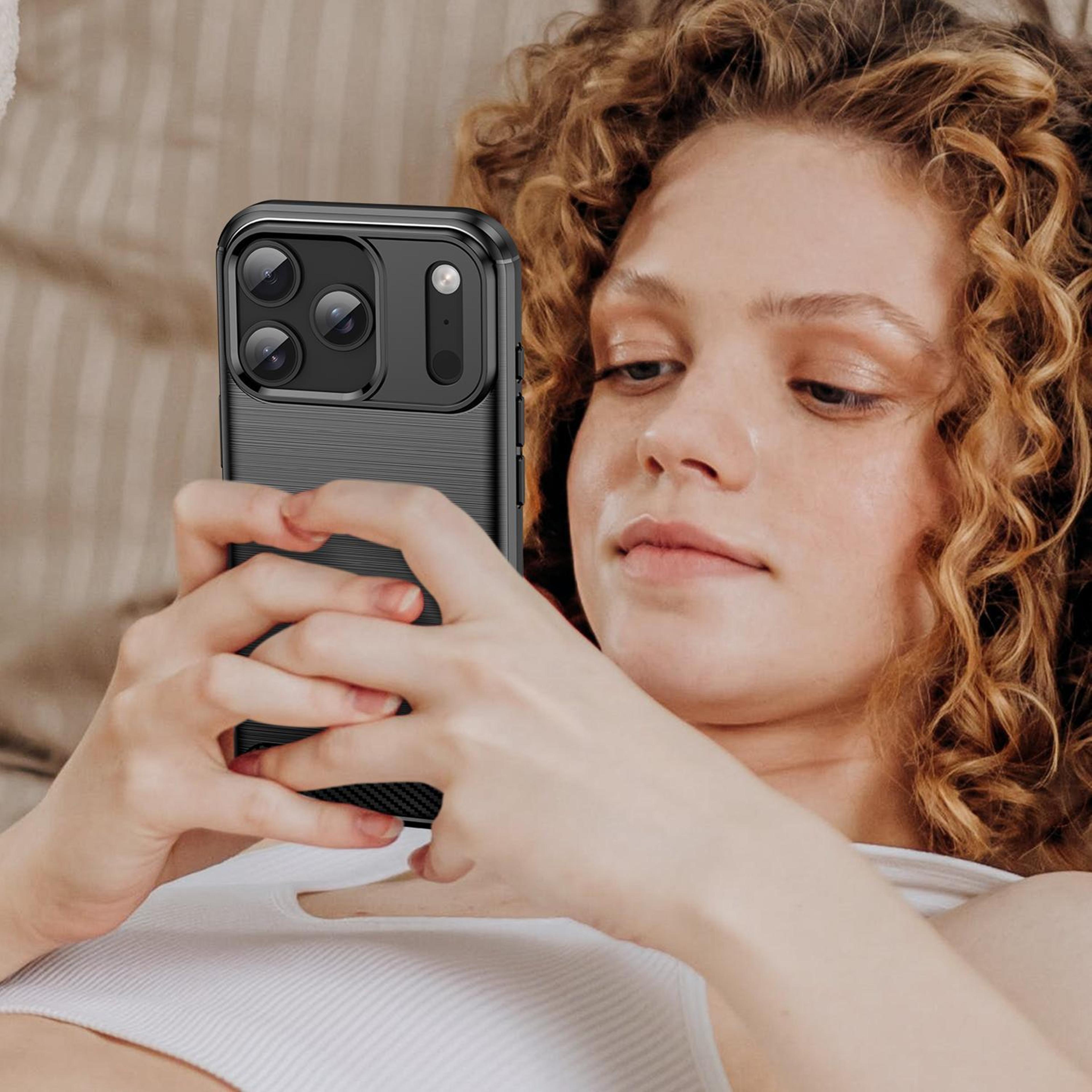 IPhone 18 Pro Brushed Texture TPU Phone Case 6