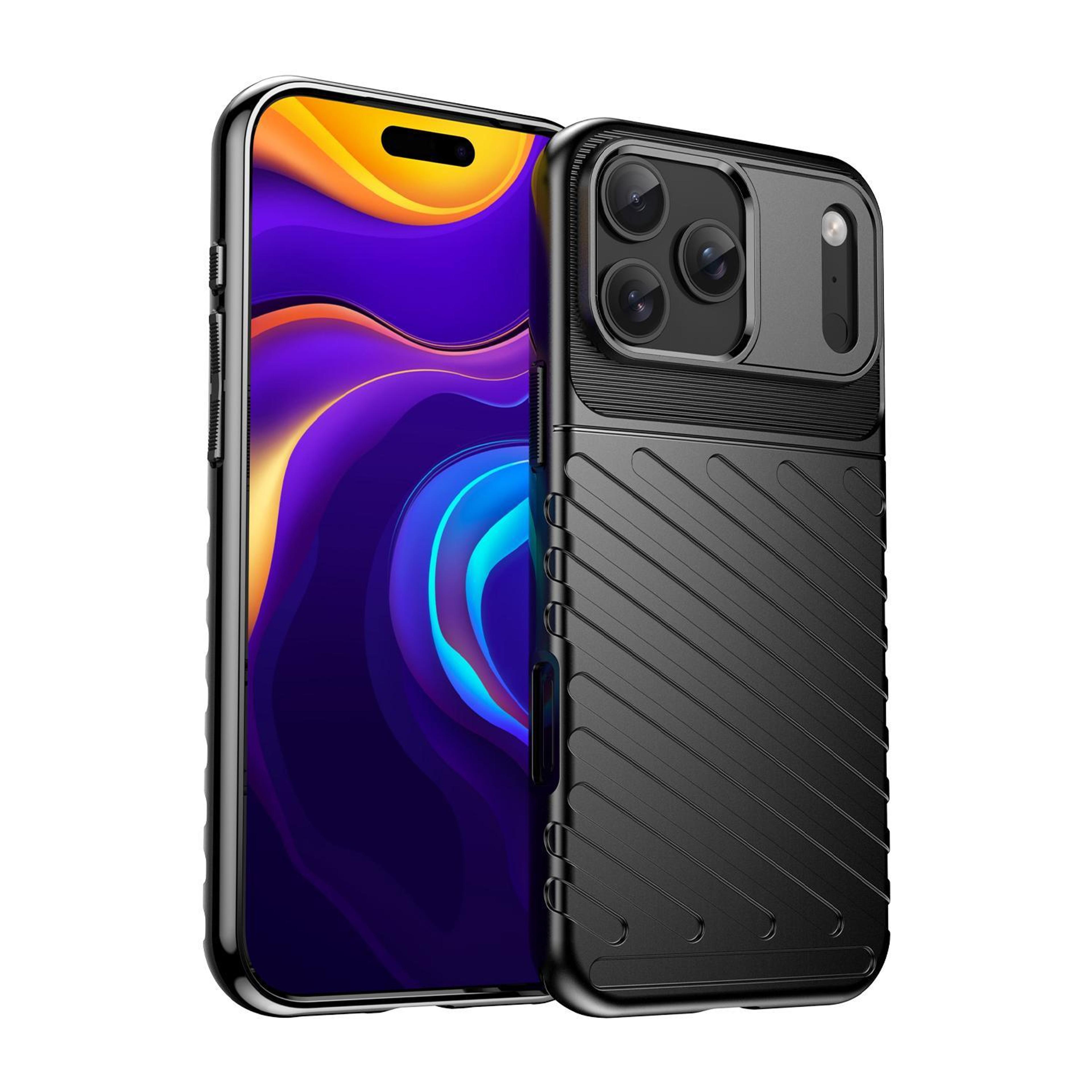 IPhone 18 Pro Max Thunderbolt Shockproof Soft TPU Phone Case 0
