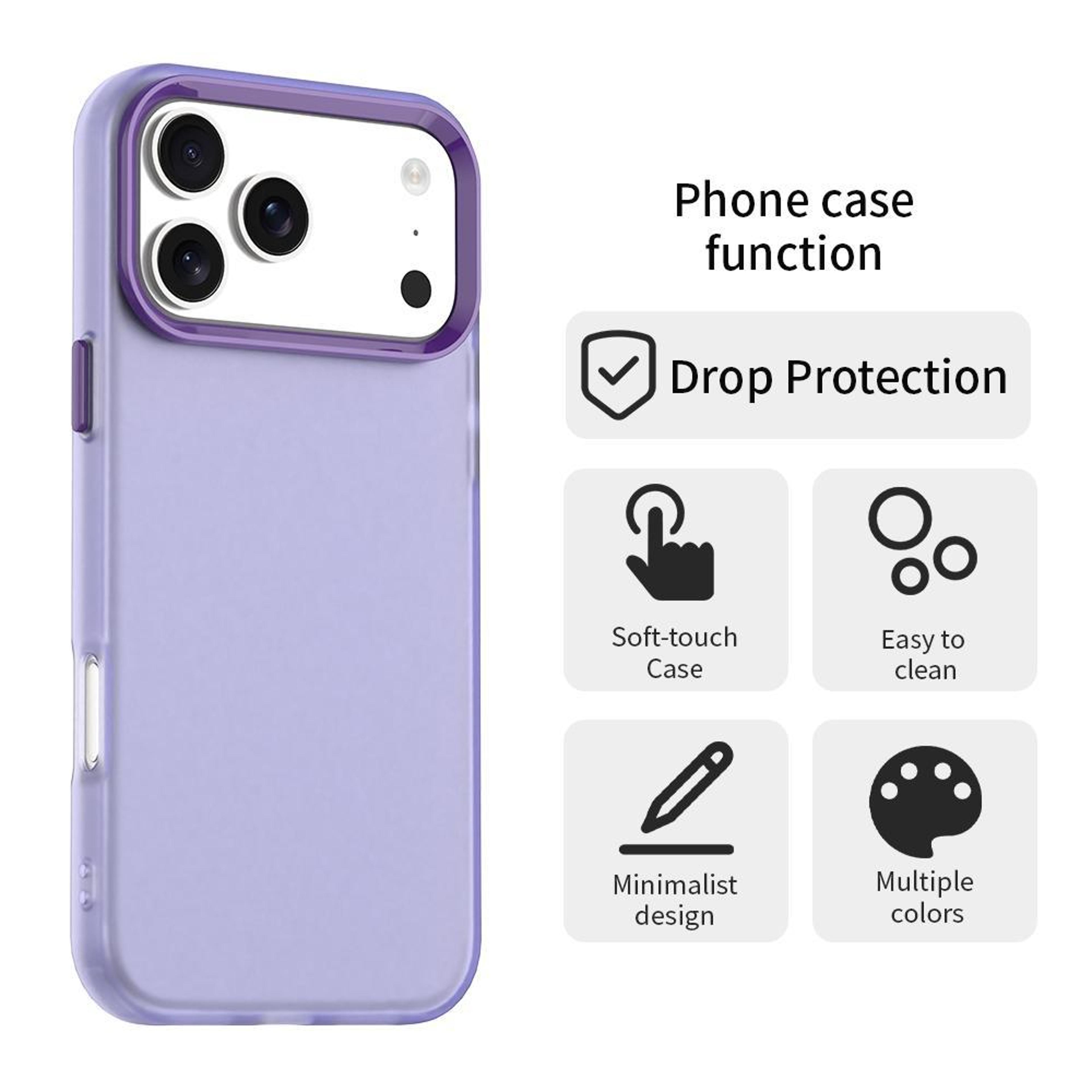 IPhone 18 Pro Candy PC TPU Protective Phone Case 5