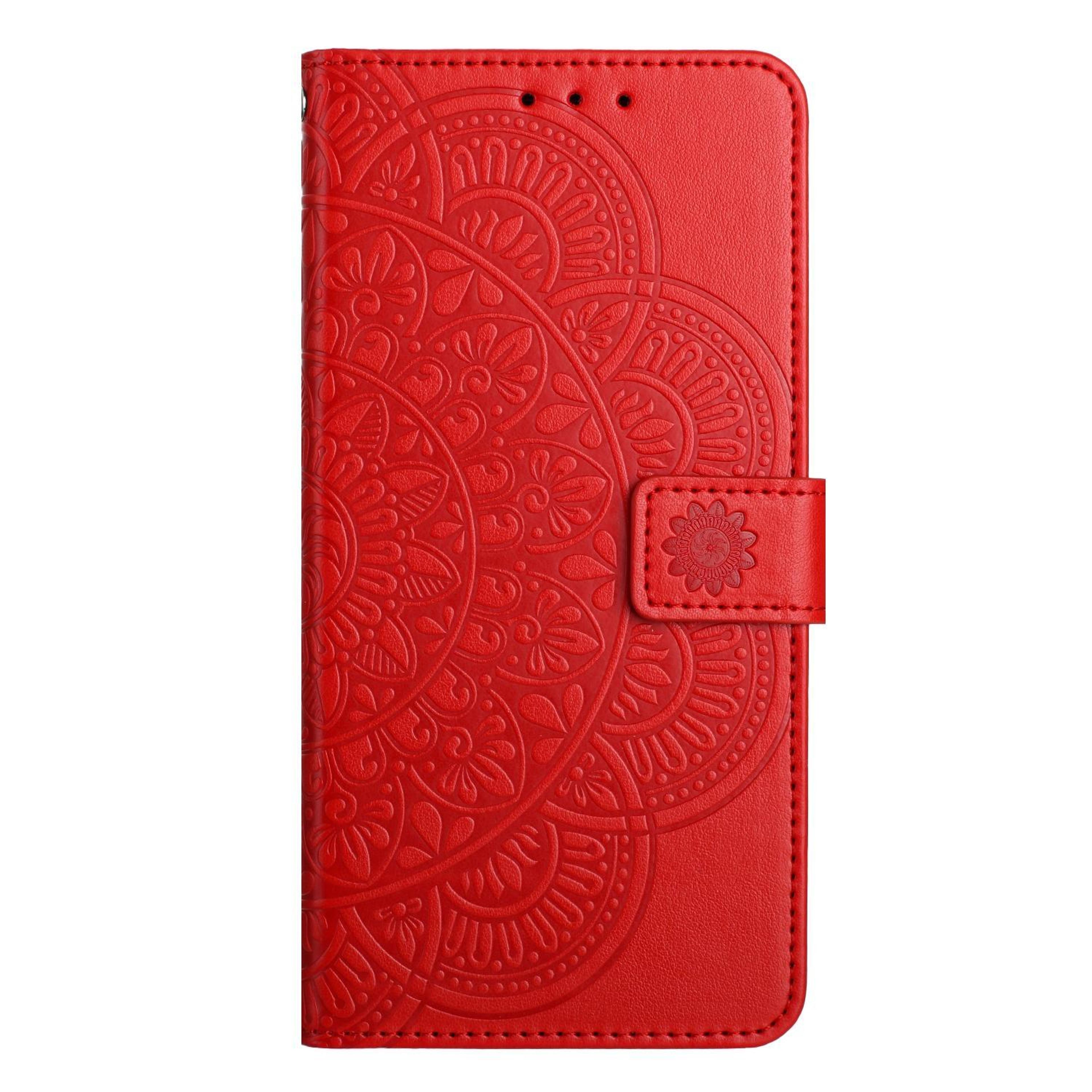Flower Embossed IPhone 18 Pro Max Wallet Phone Case With Card Slot And Stand 1
