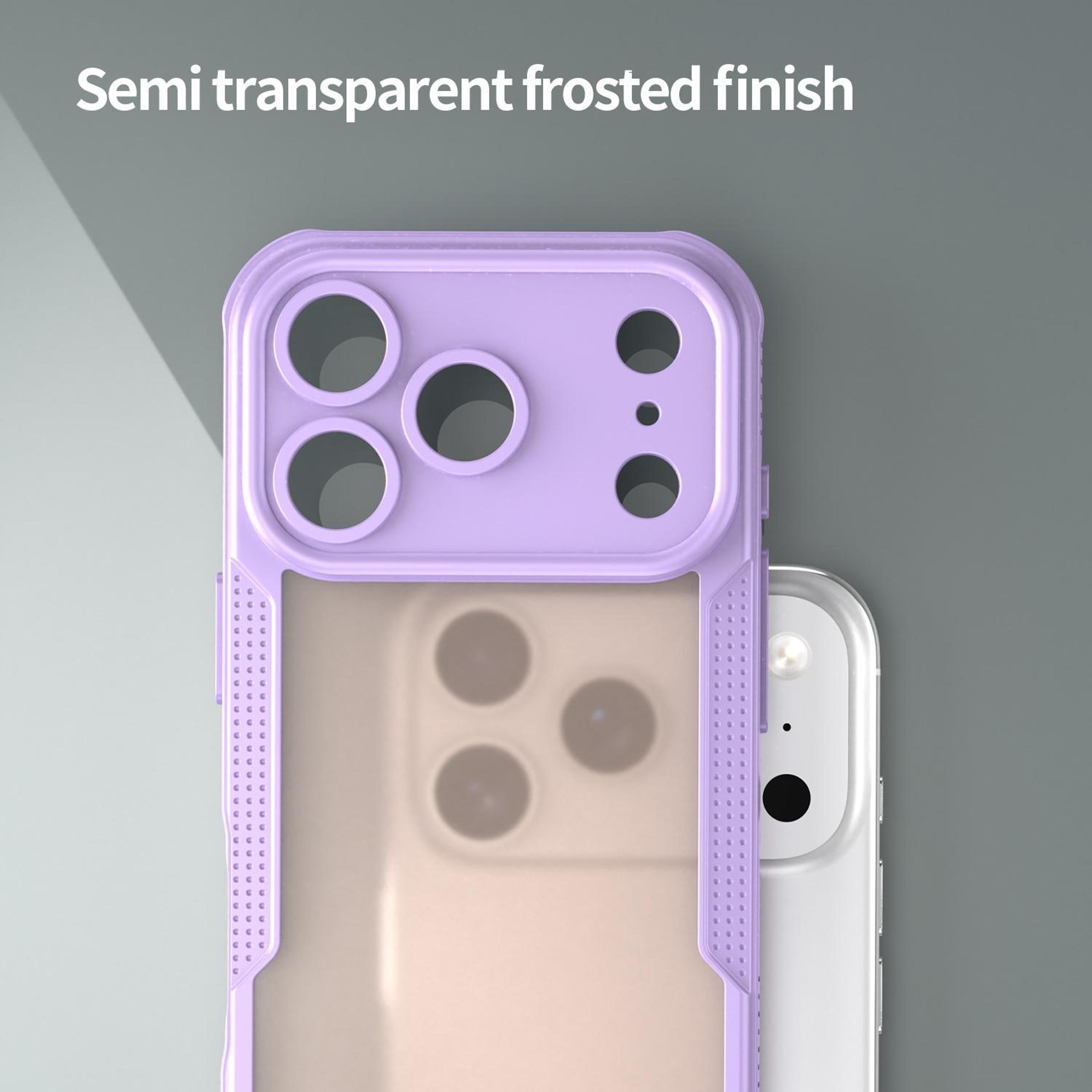 IPhone 18 Pro Hybrid PC TPU Protective Case With 25mm Armor Glaze Design 4