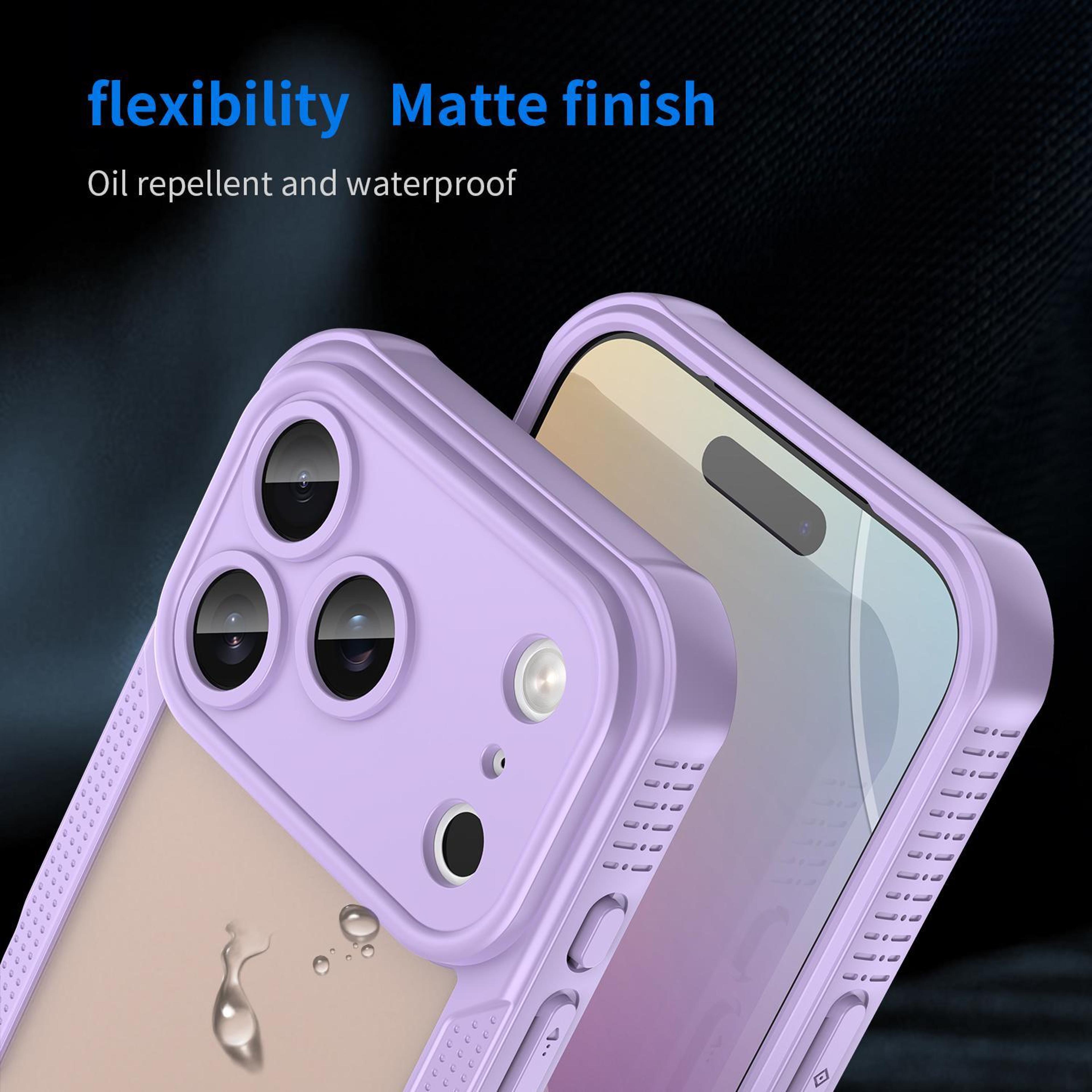 IPhone 18 Pro Hybrid PC TPU Protective Case With 25mm Armor Glaze Design 7