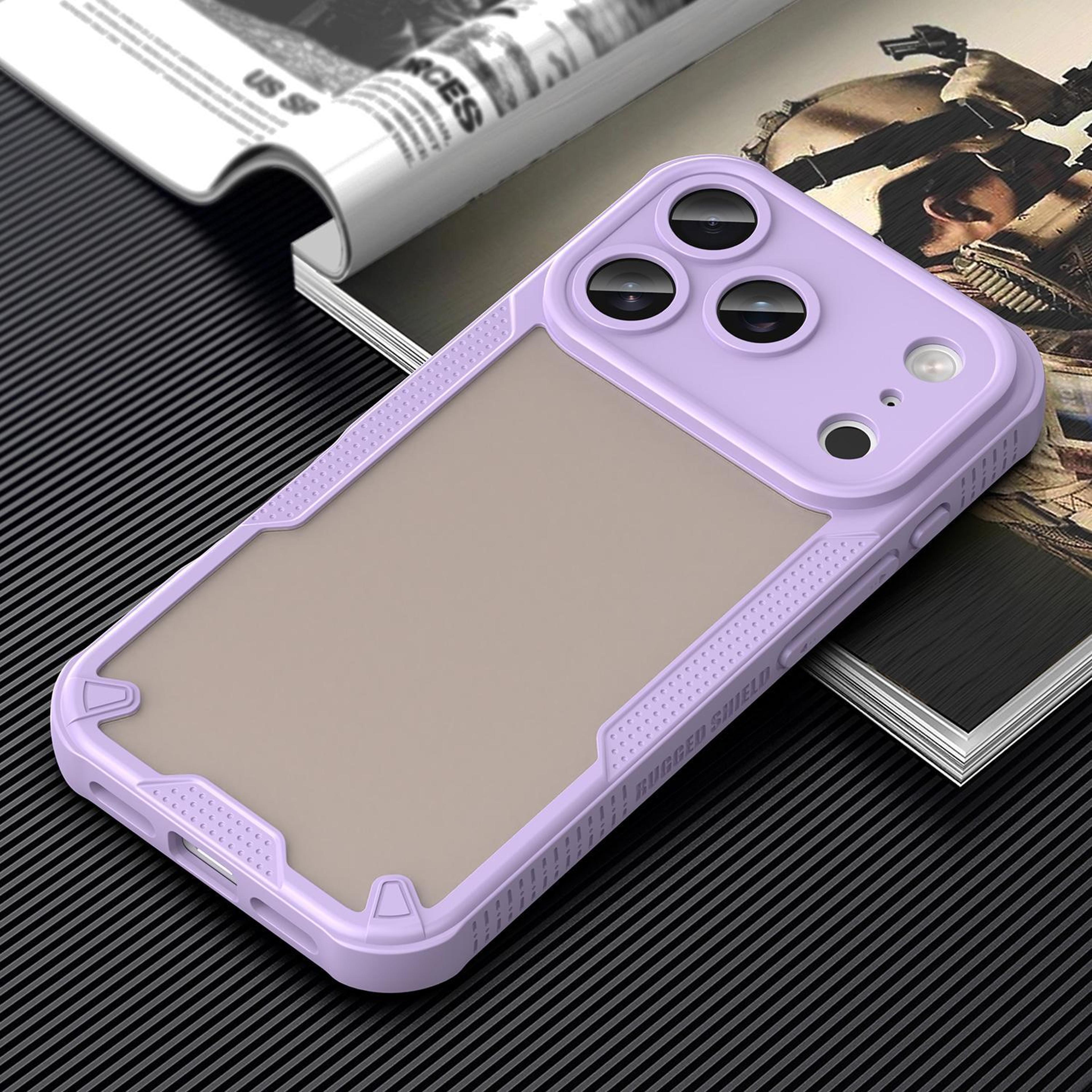 IPhone 18 Pro Hybrid PC TPU Protective Case With 25mm Armor Glaze Design 8