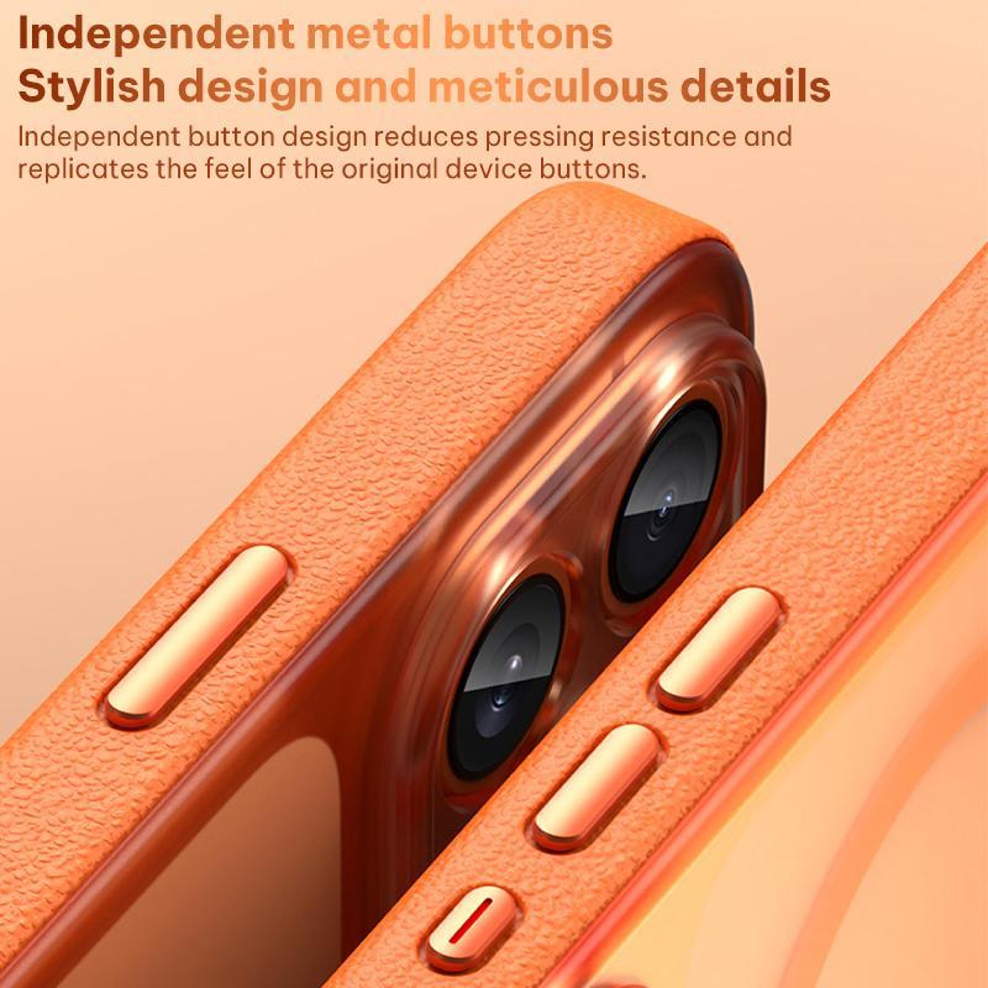 IPhone 18 Pro Max Magnetic LeatherTextured PC TPU Phone Case 2