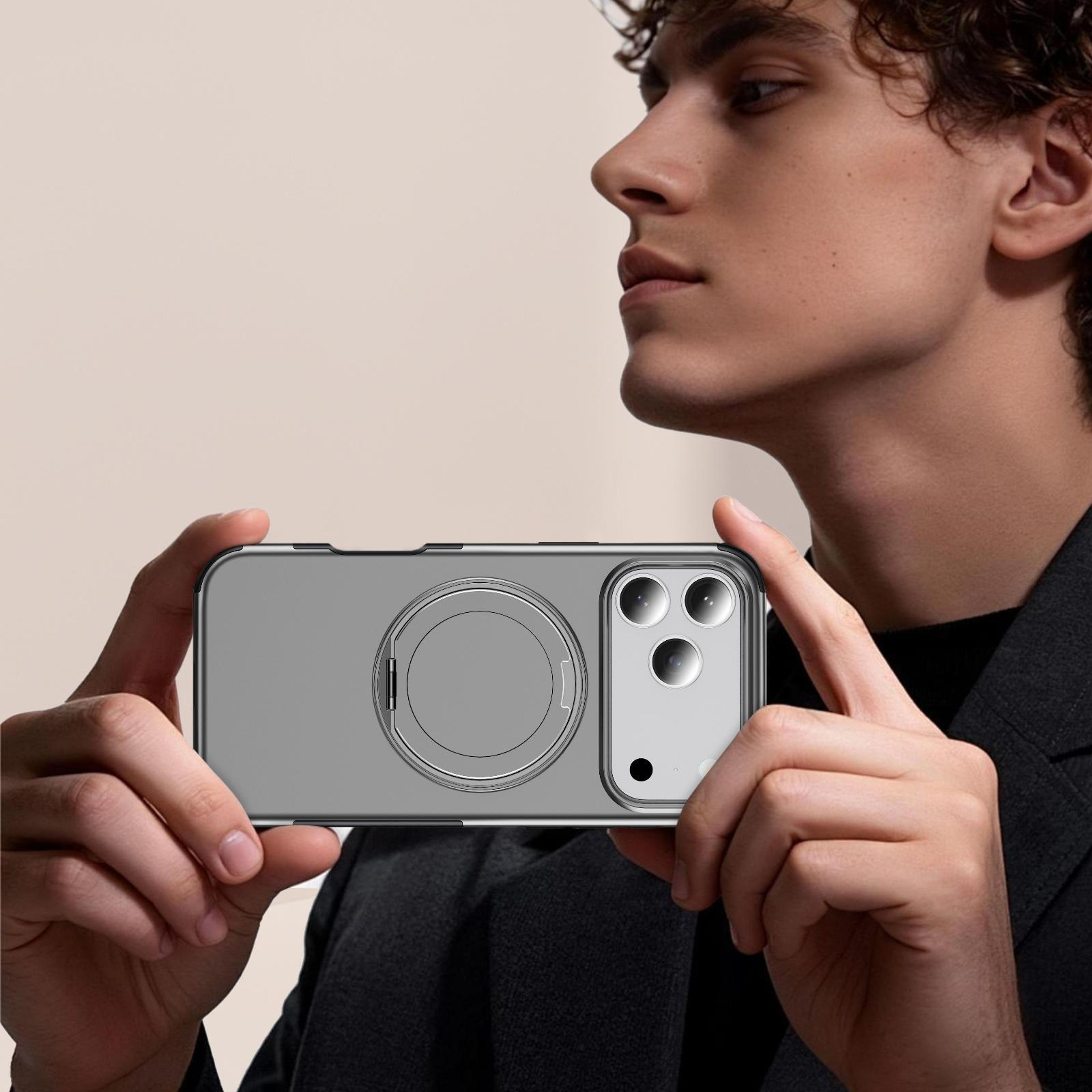 Magnetic IPhone 18 Pro Case With 360 Rotating Holder 6