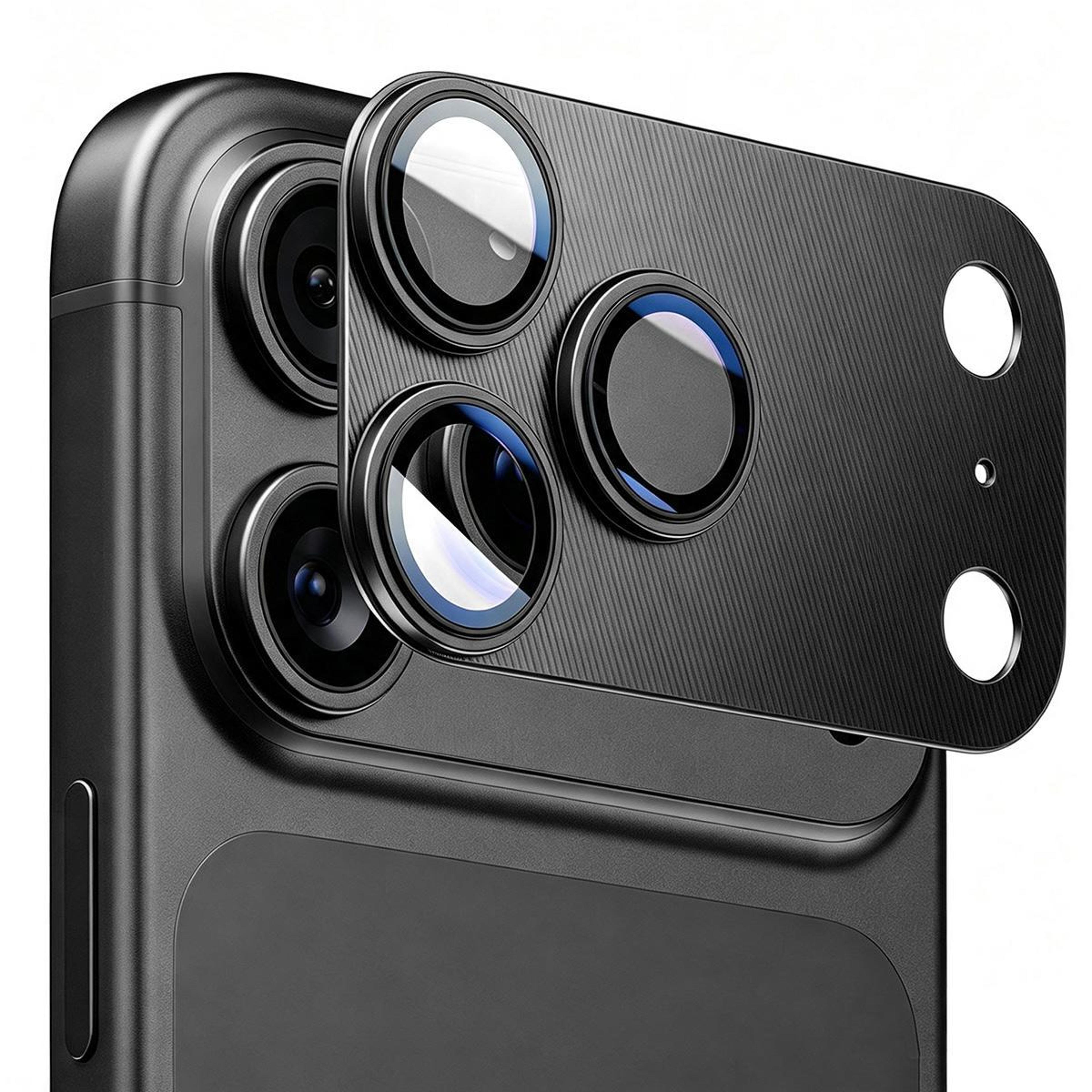 IPhone 18 Pro Max Aluminum Alloy Tempered Glass Camera Lens Protector 0