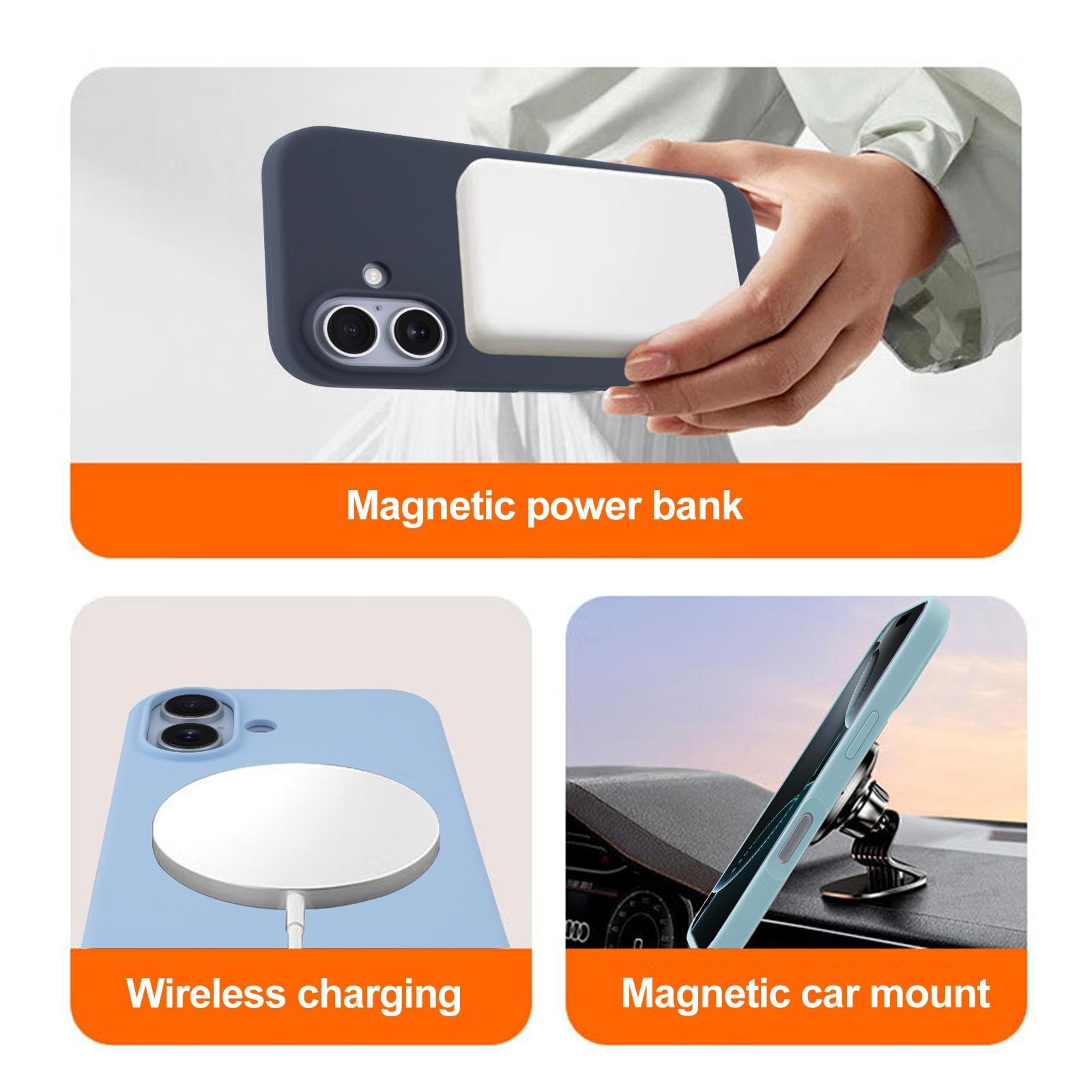 Silicone MagSafe Full Coverage Phone Case For IPhone 18 Pro Case 6