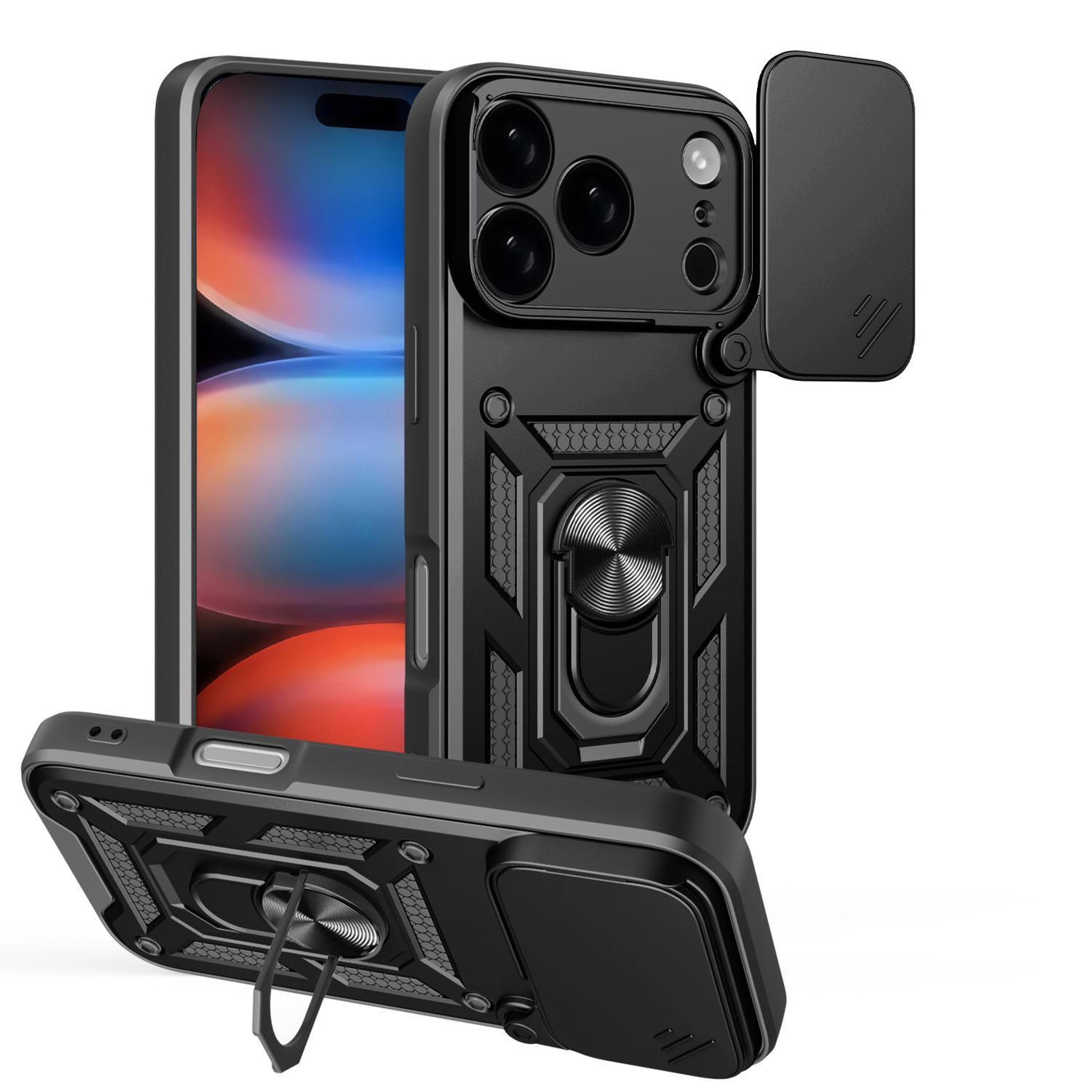 IPhone 18 Pro Sliding Camera Cover Case With Ring Stand And Magnetic Car Holder Compatibility 0