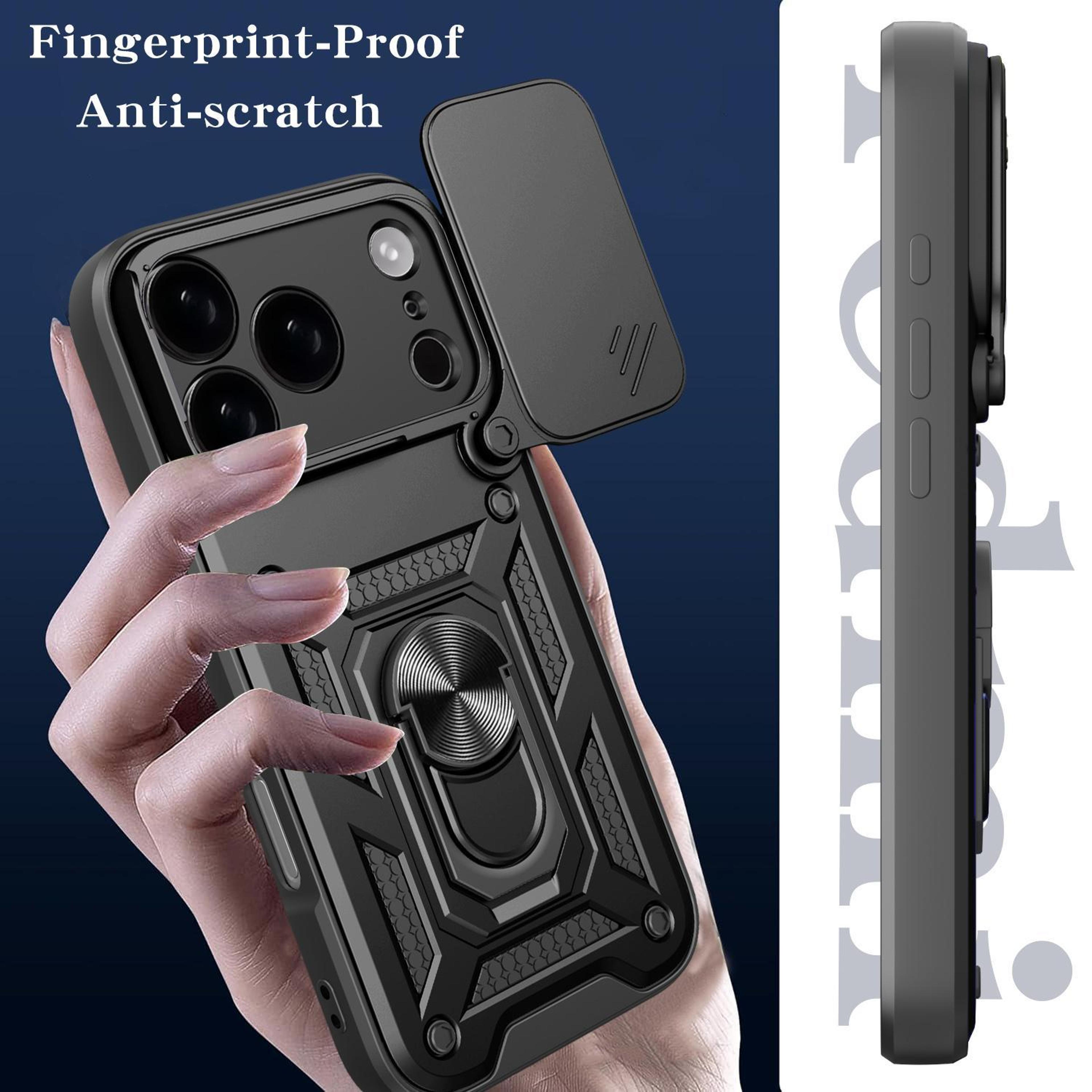 IPhone 18 Pro Sliding Camera Cover Case With Ring Stand And Magnetic Car Holder Compatibility 5