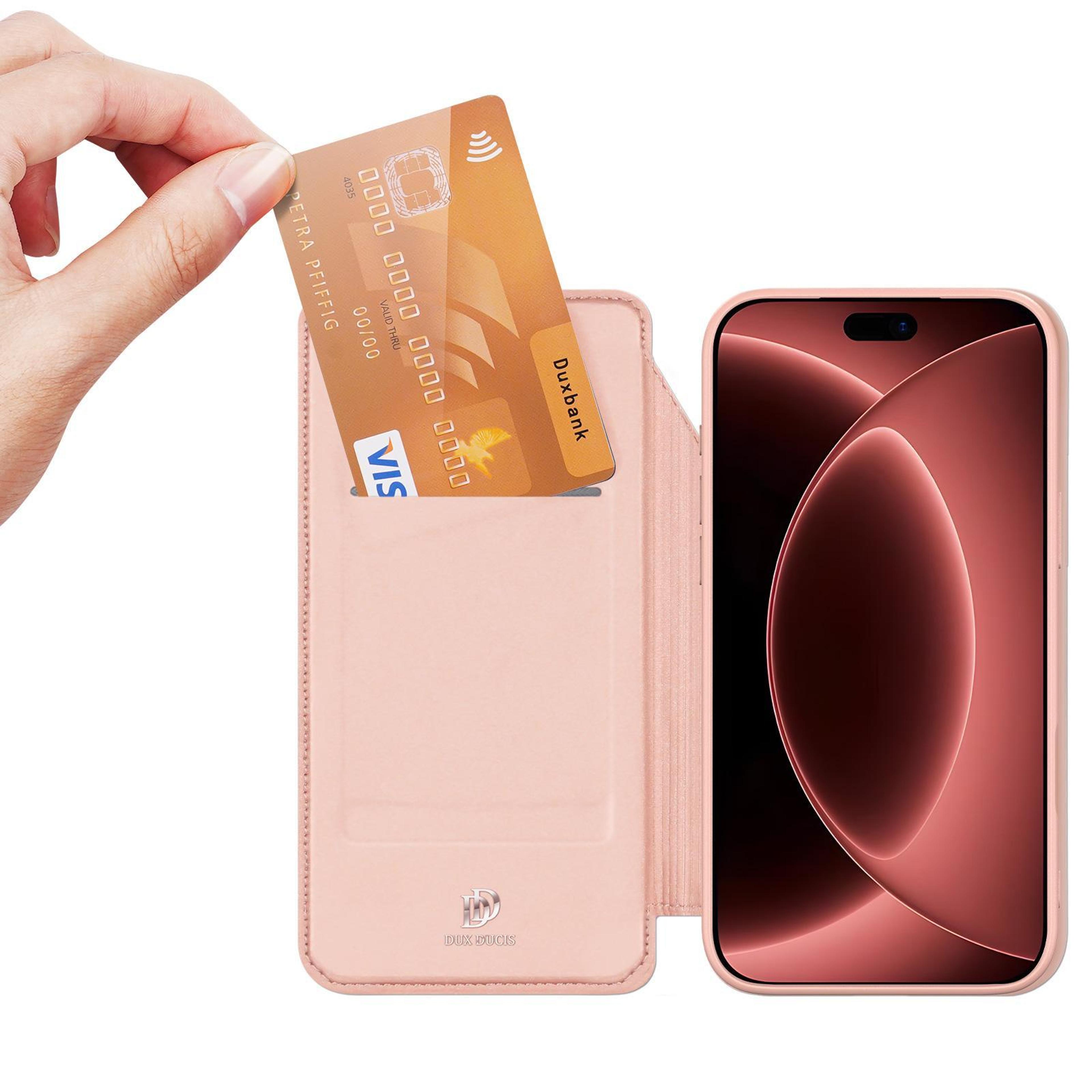IPhone 18 Pro Flip PU Leather Phone Case With Card Slot And Stand 2