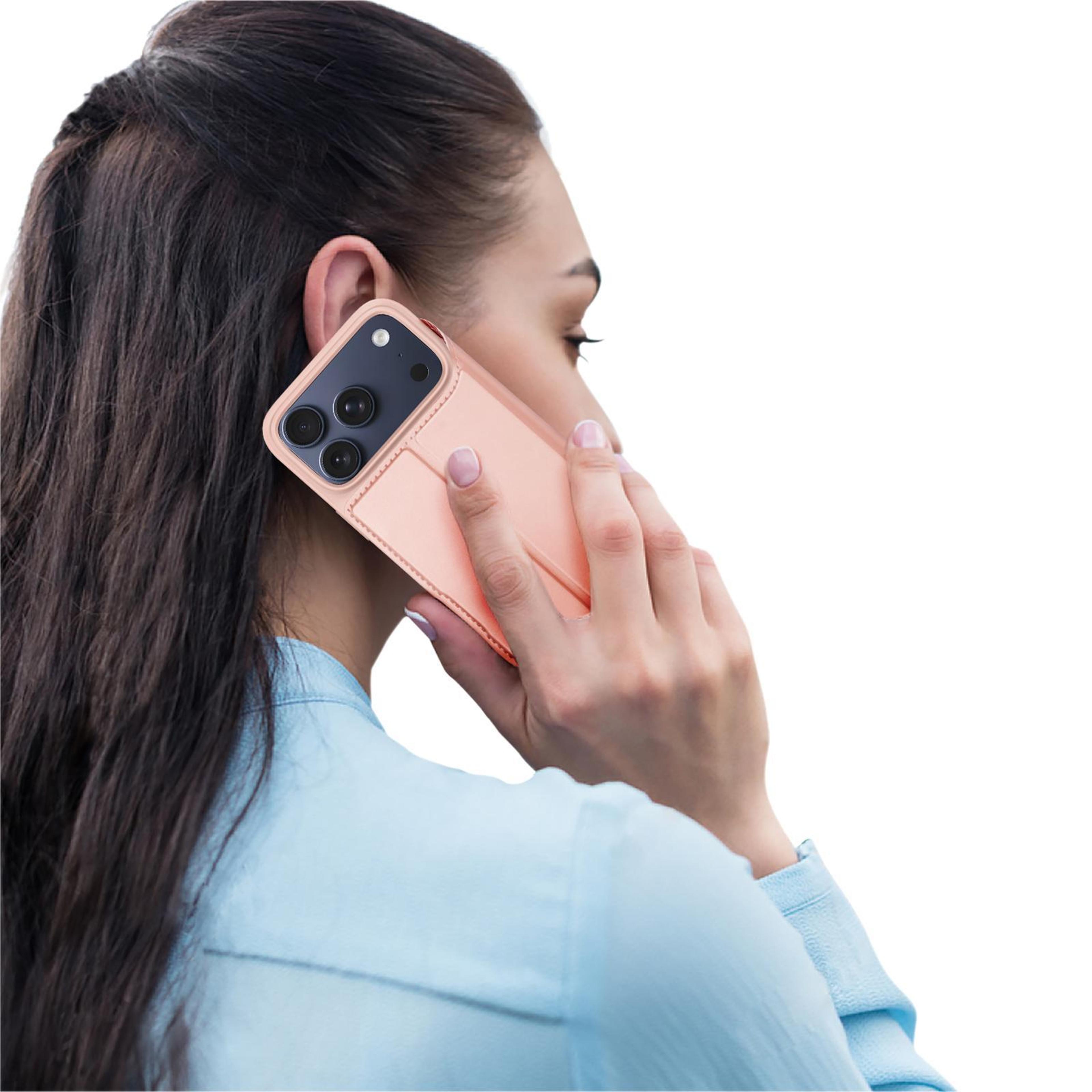 IPhone 18 Pro Flip PU Leather Phone Case With Card Slot And Stand 5