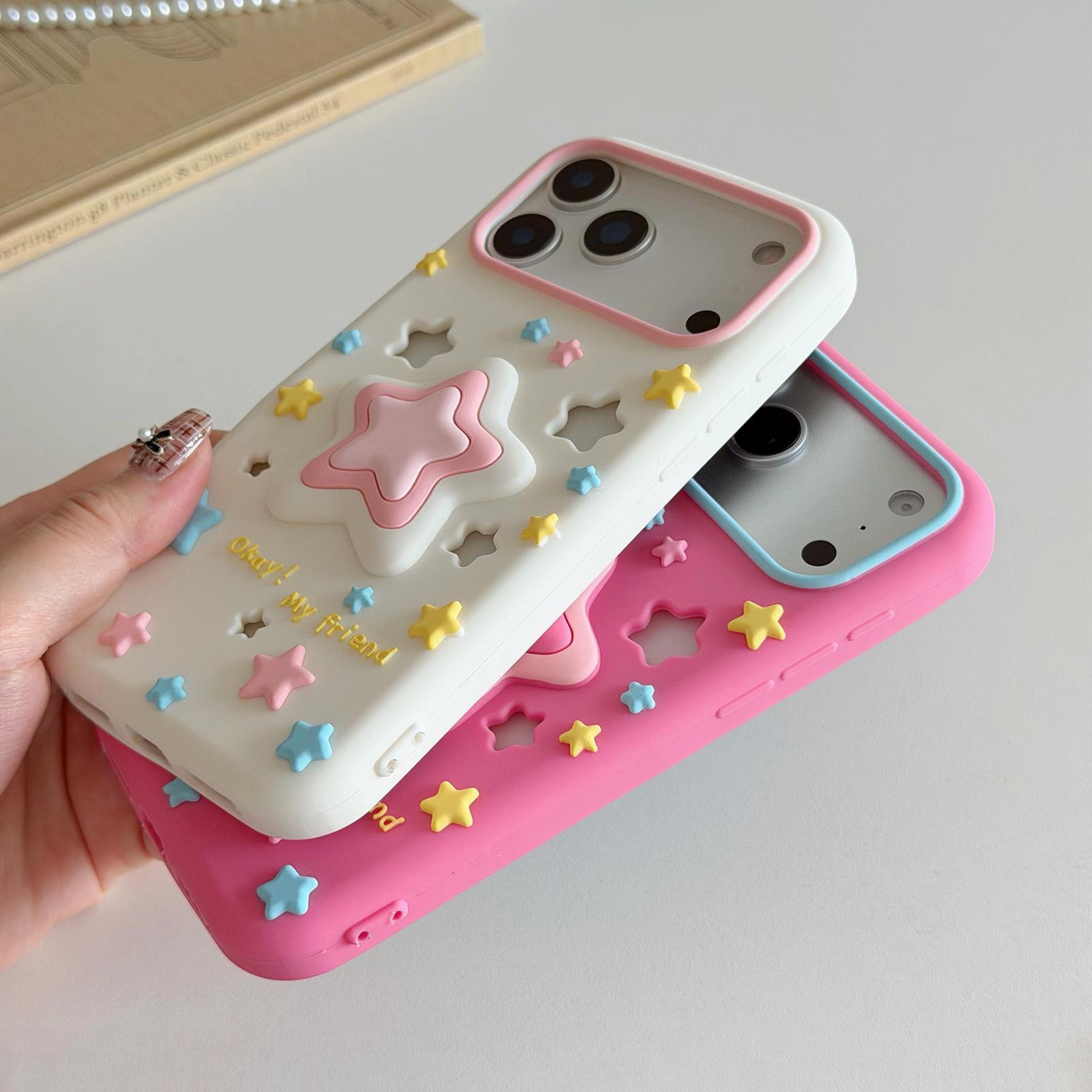 IPhone 18 Pro Pressable Star Silicone Phone Case 3