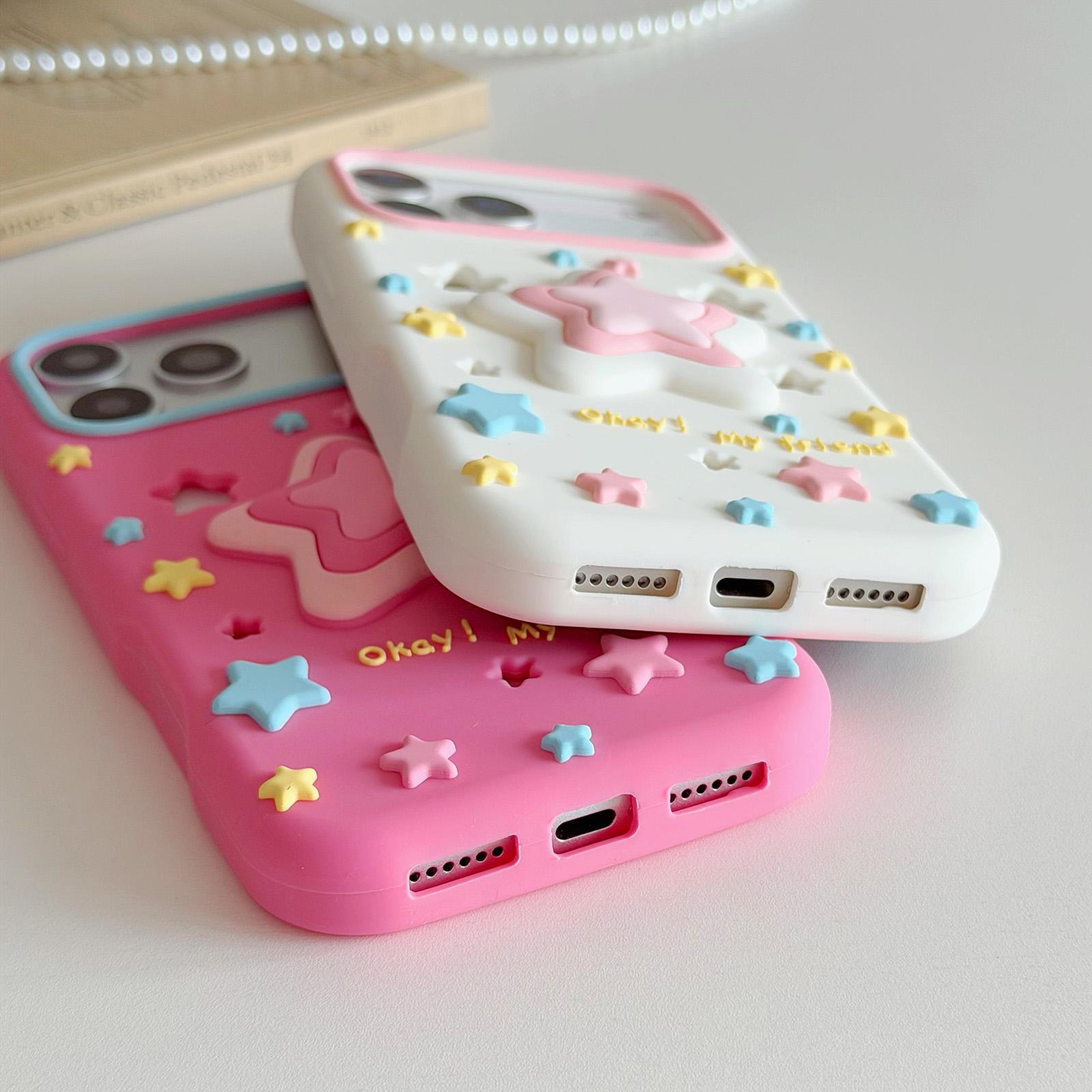IPhone 18 Pro Max Silicone Case With Pressable Star Design 5