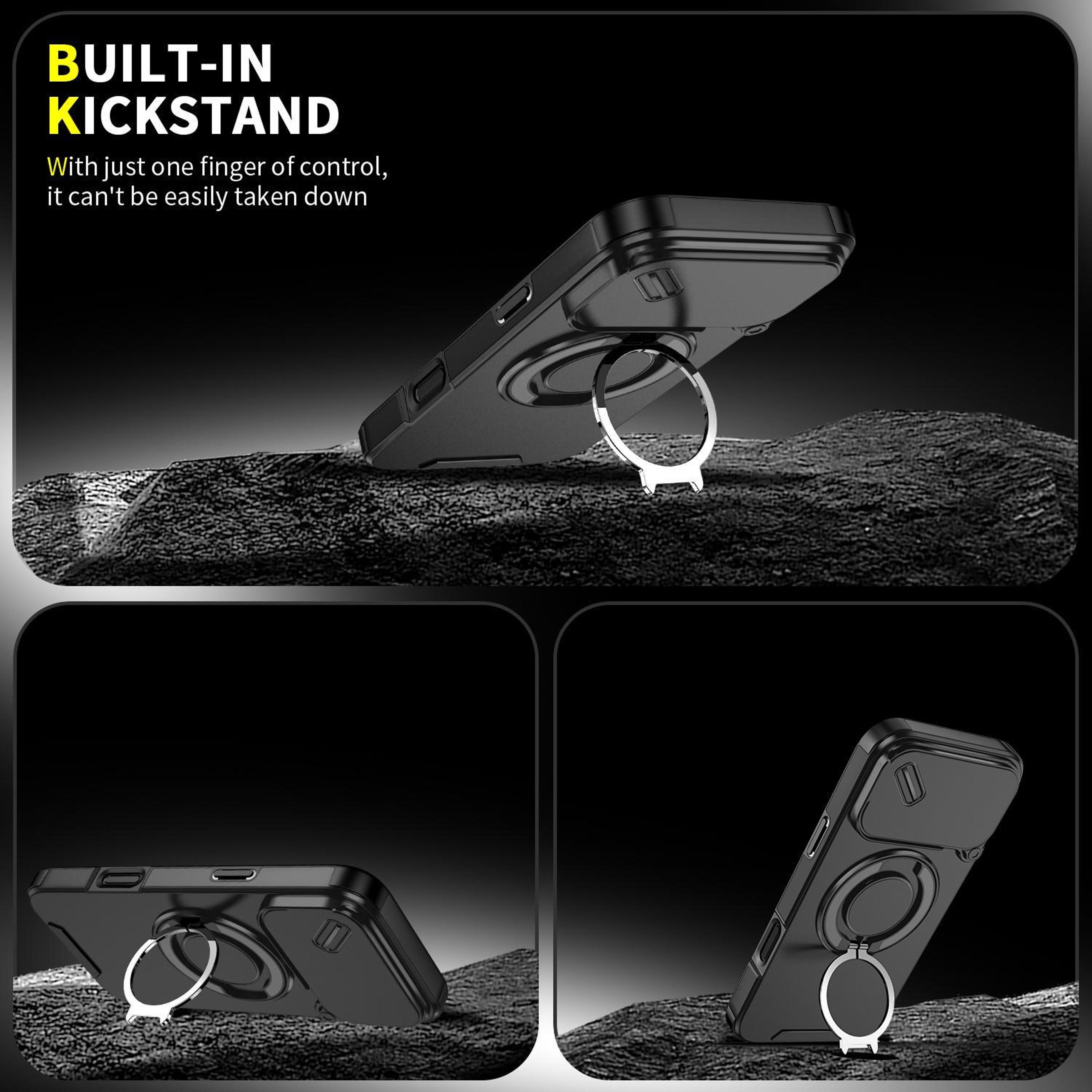 IPhone 18 Pro Max Sliding Camera Cover Ring Holder Case 3