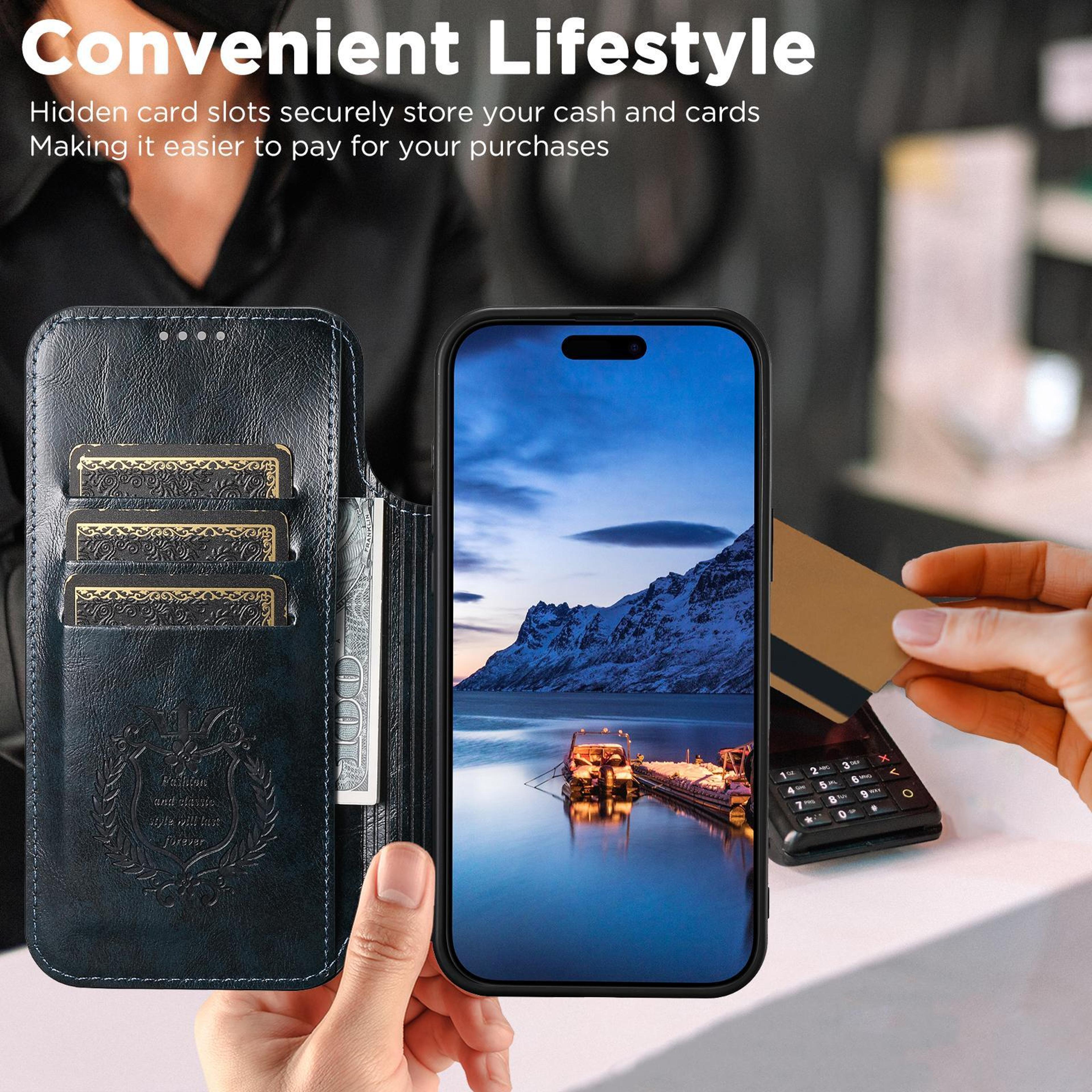 IPhone 18 Pro MagSafe Wallet Case With Card Slots And Viewing Stand 3