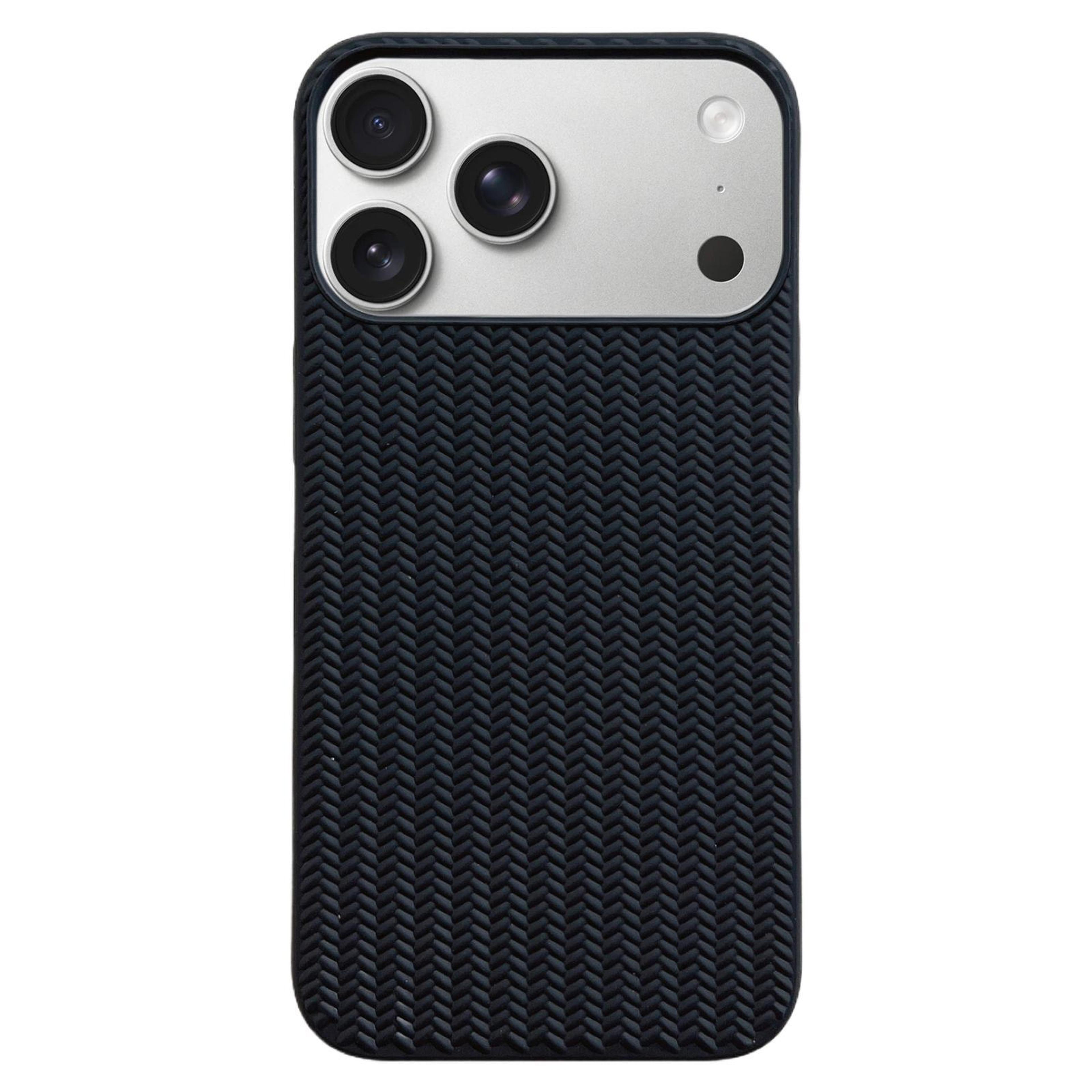 18 Pro Max Weave Texture TPU Phone Case 0
