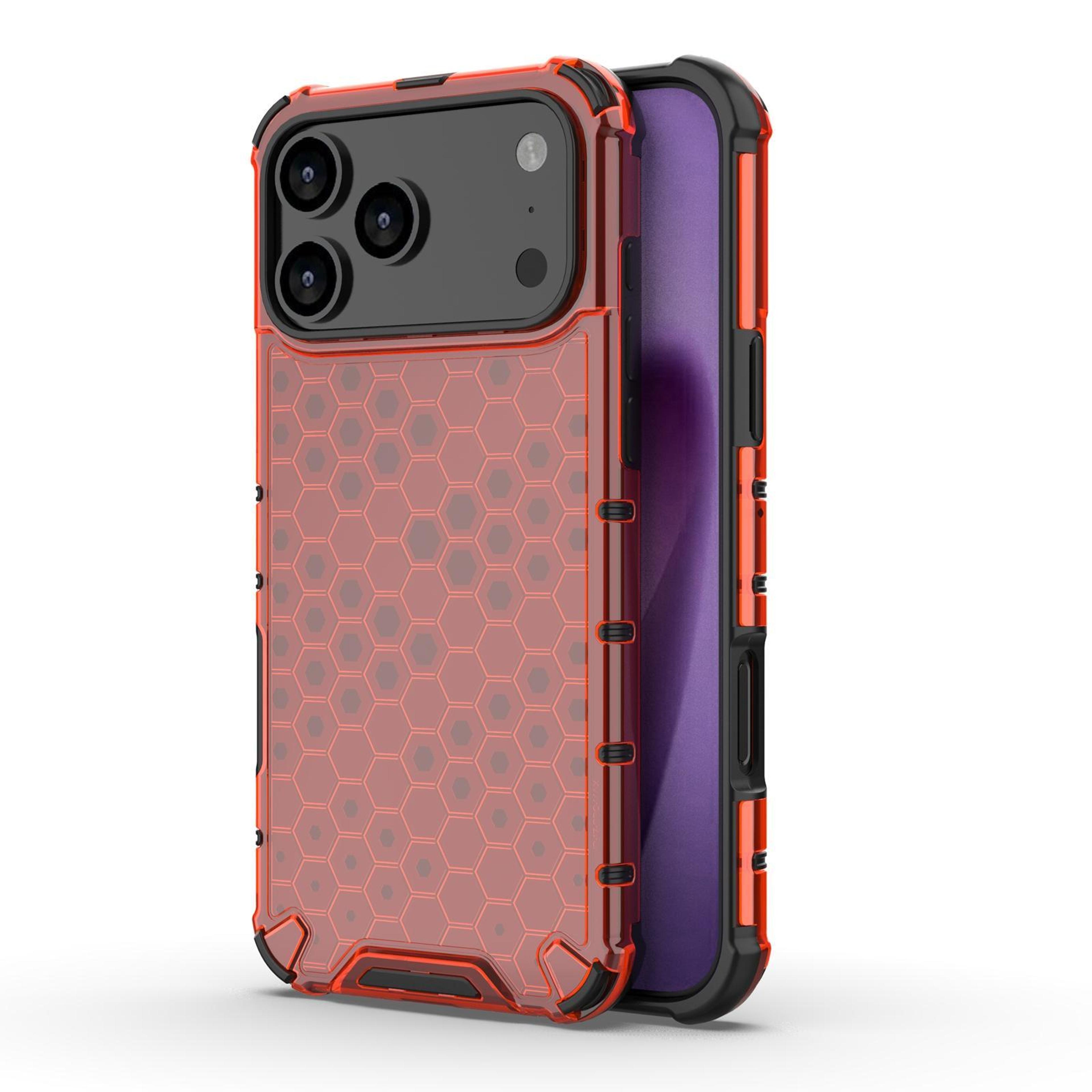 honeycomb shockproof phone case for iphone 18 pro max