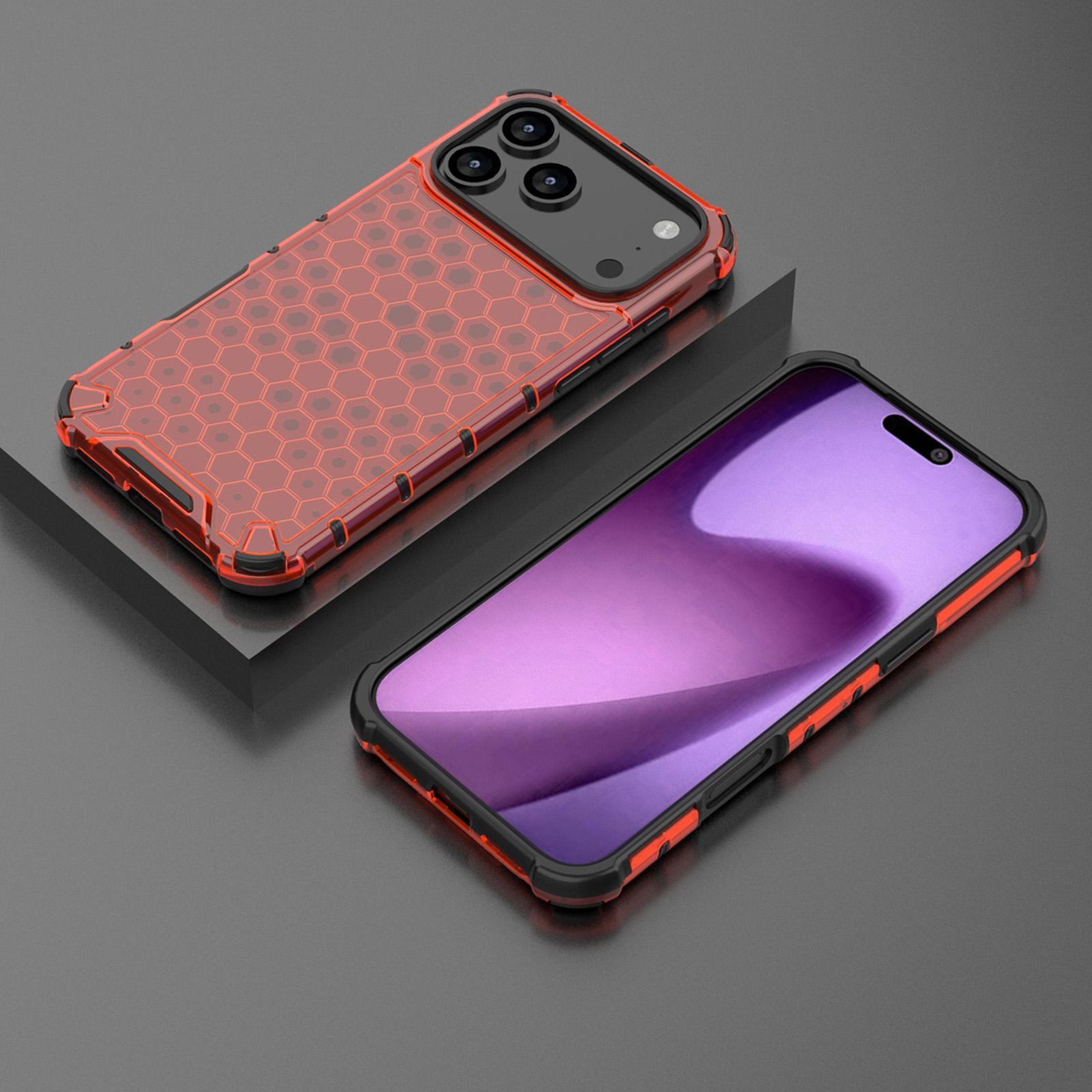 Honeycomb Shockproof Phone Case For IPhone 18 Pro Max 5