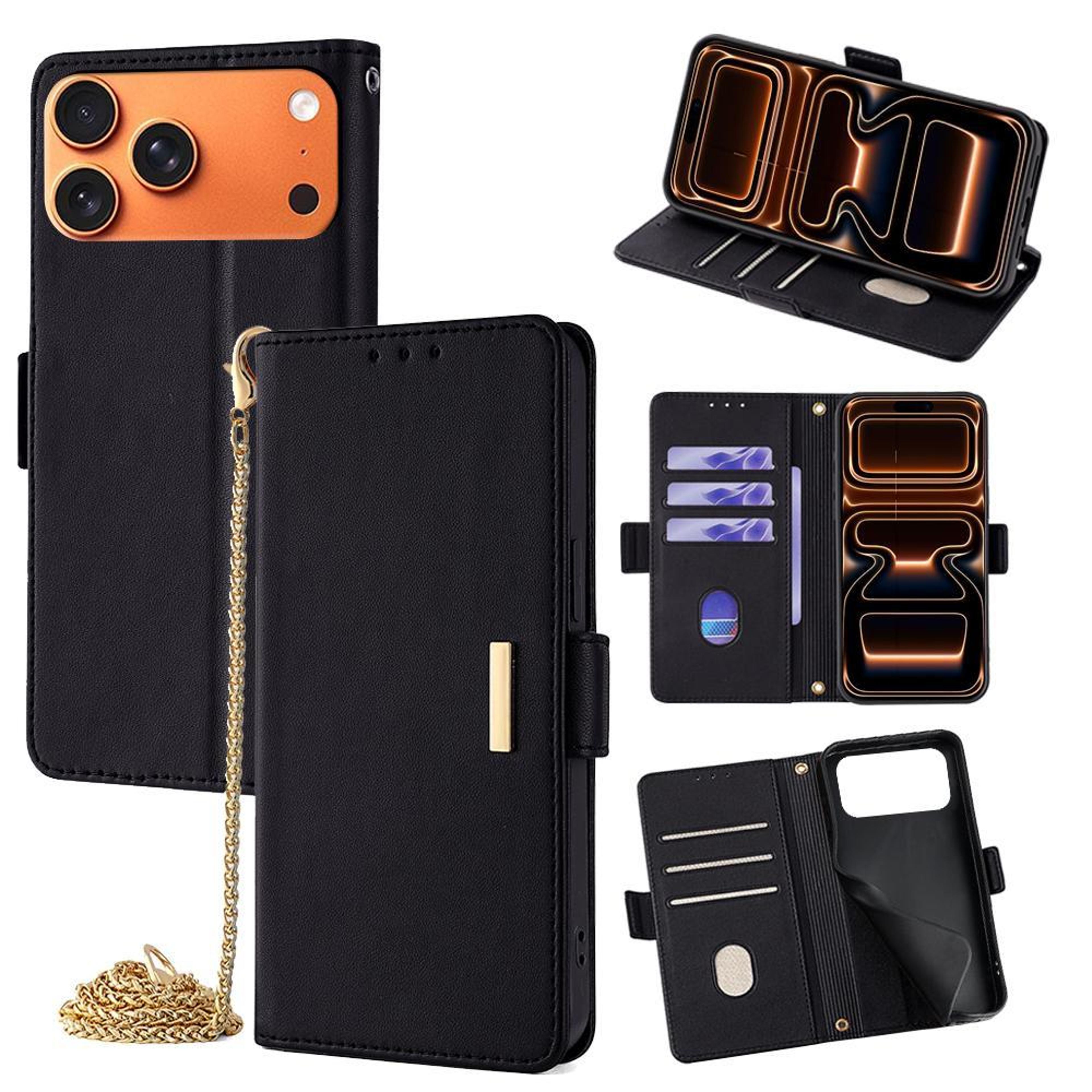 crossbody wallet case for iphone 18 pro max with rfid blocking