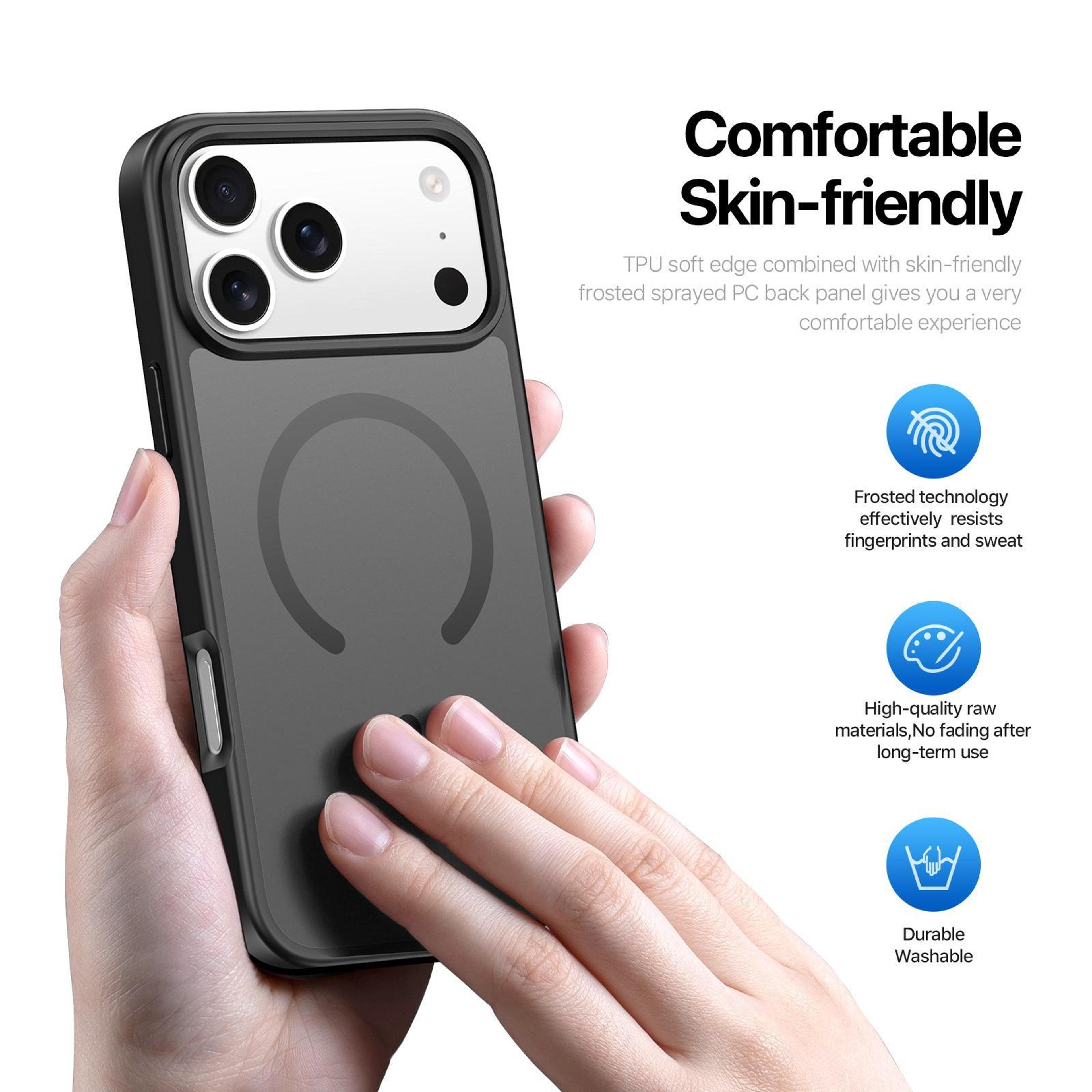 IPhone 18 Pro Max MagSafe Hybrid PC TPU Protective Case 3
