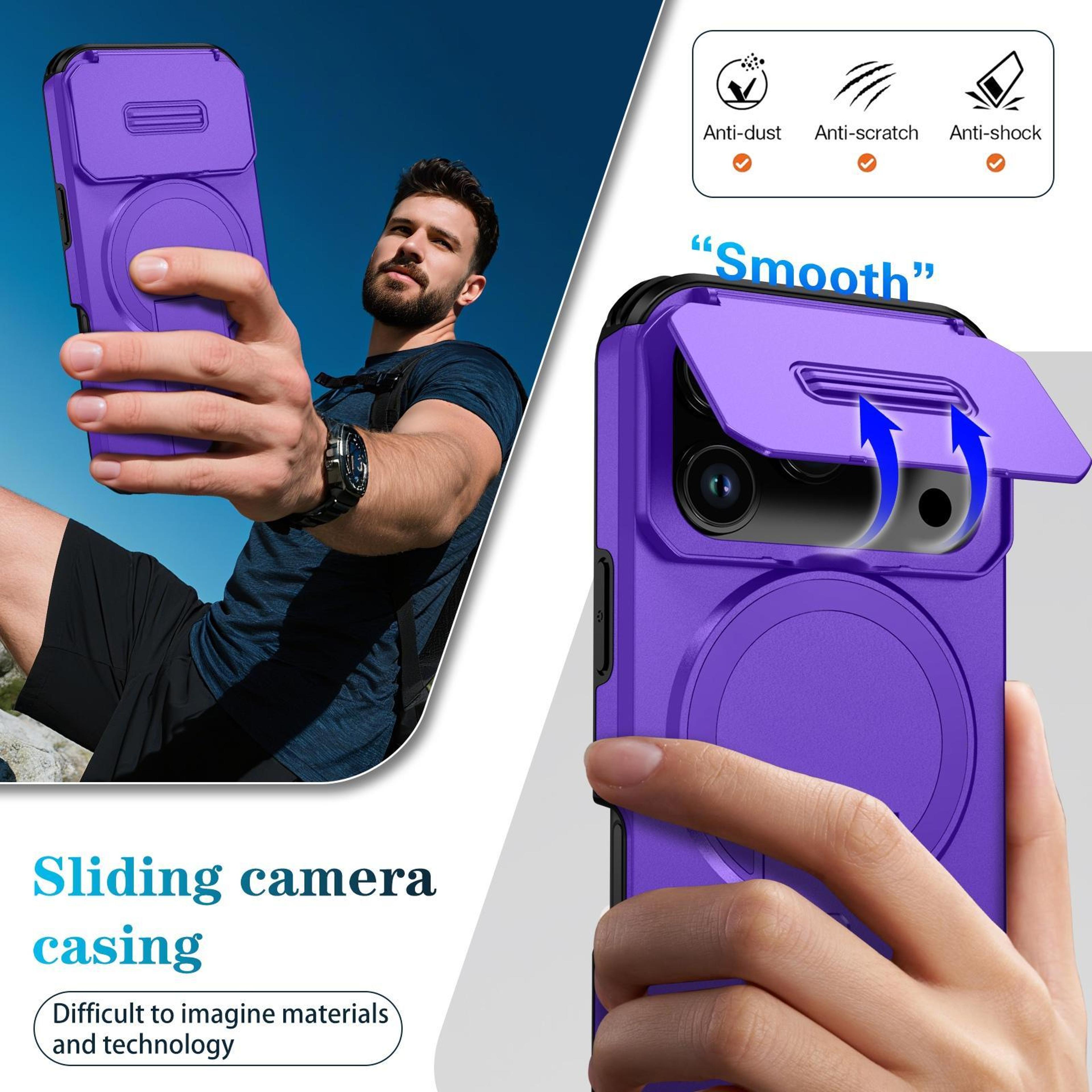 IPhone 18 Pro Max Magnetic Charging Phone Case With Sliding Camera Cover 7