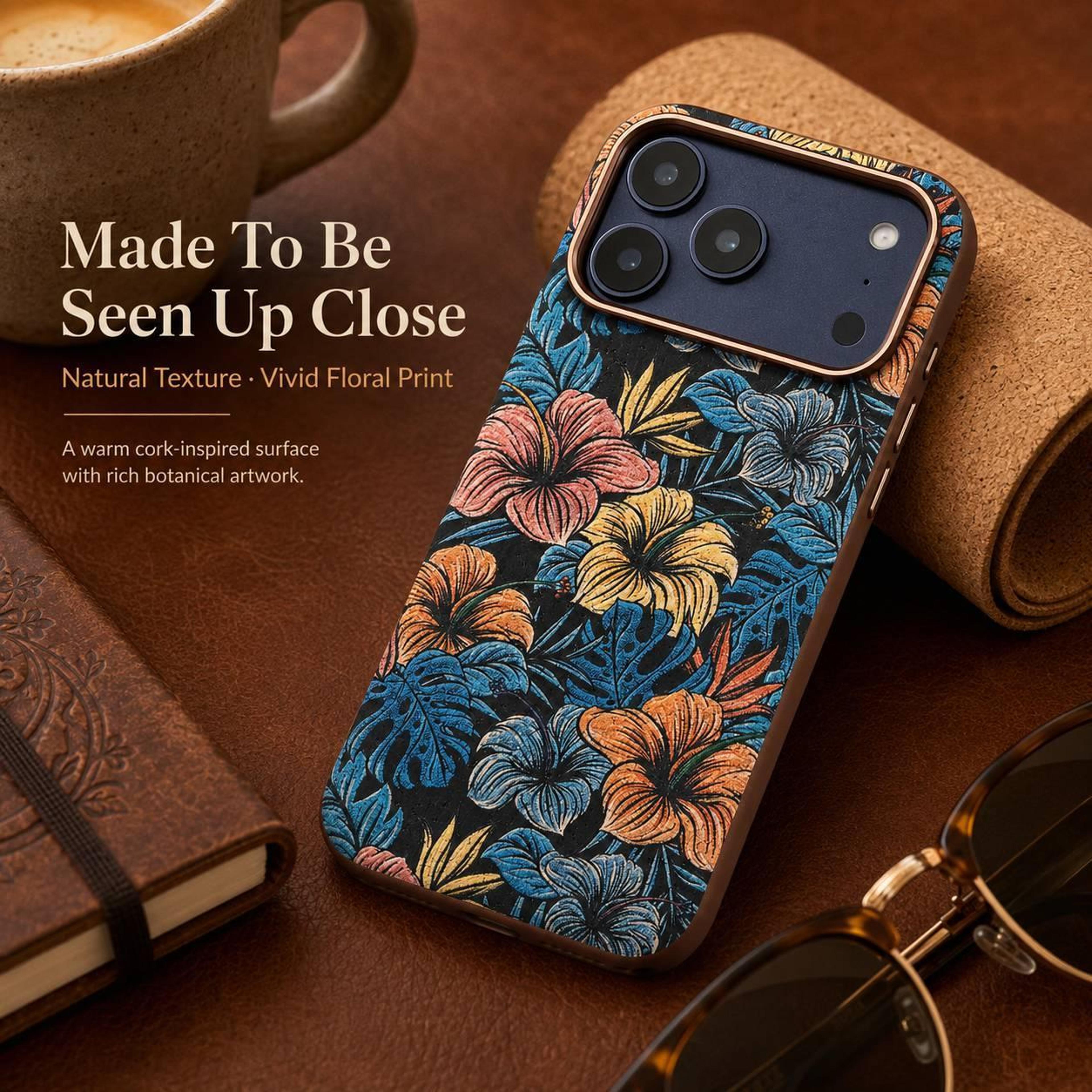 IPhone 18 Pro Magnetic Case With Vintage Boho Embroidery Style And Metal Camera Bezel 6