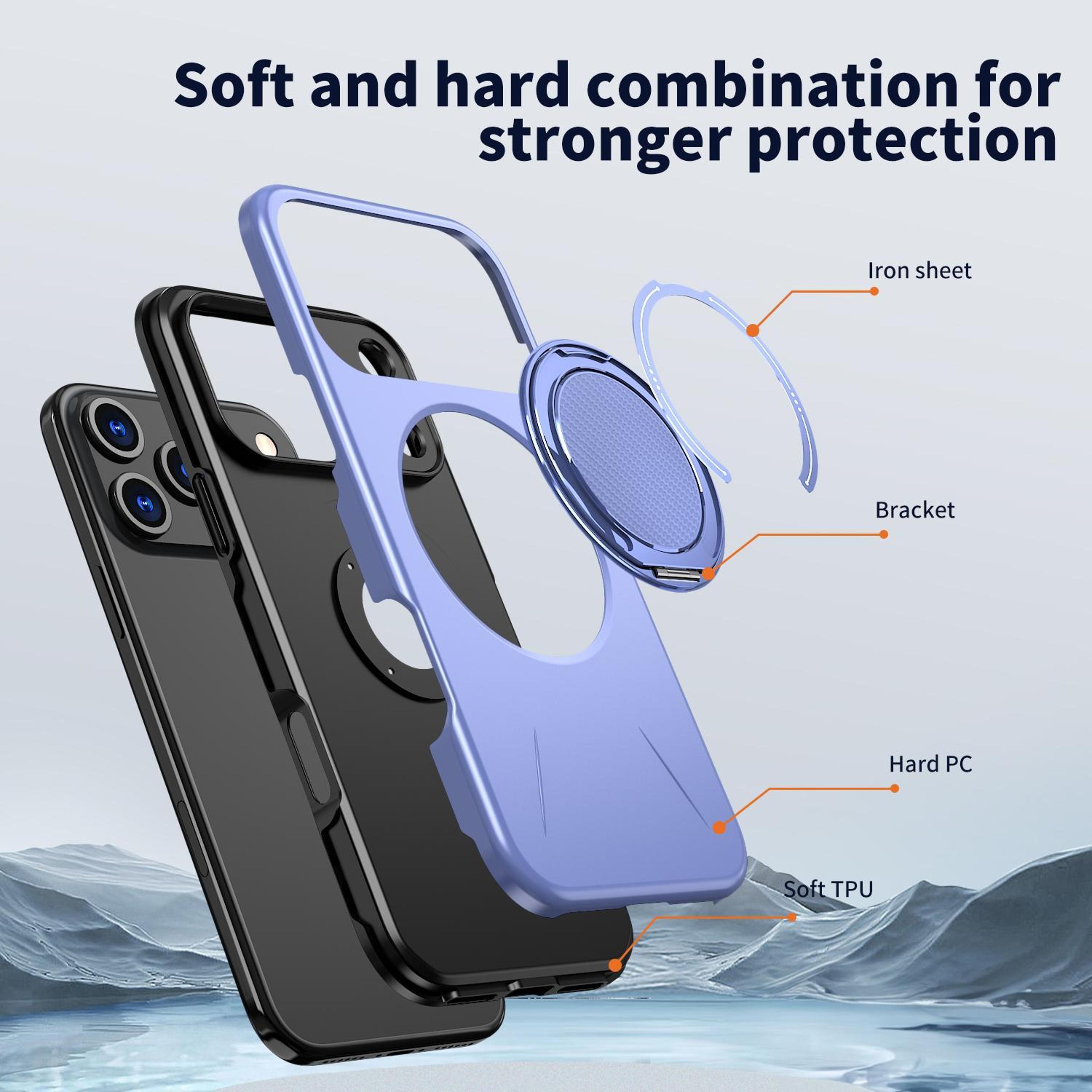 Magnetic MagSafe Rotation Holder Case For IPhone 18 Pro Max 5