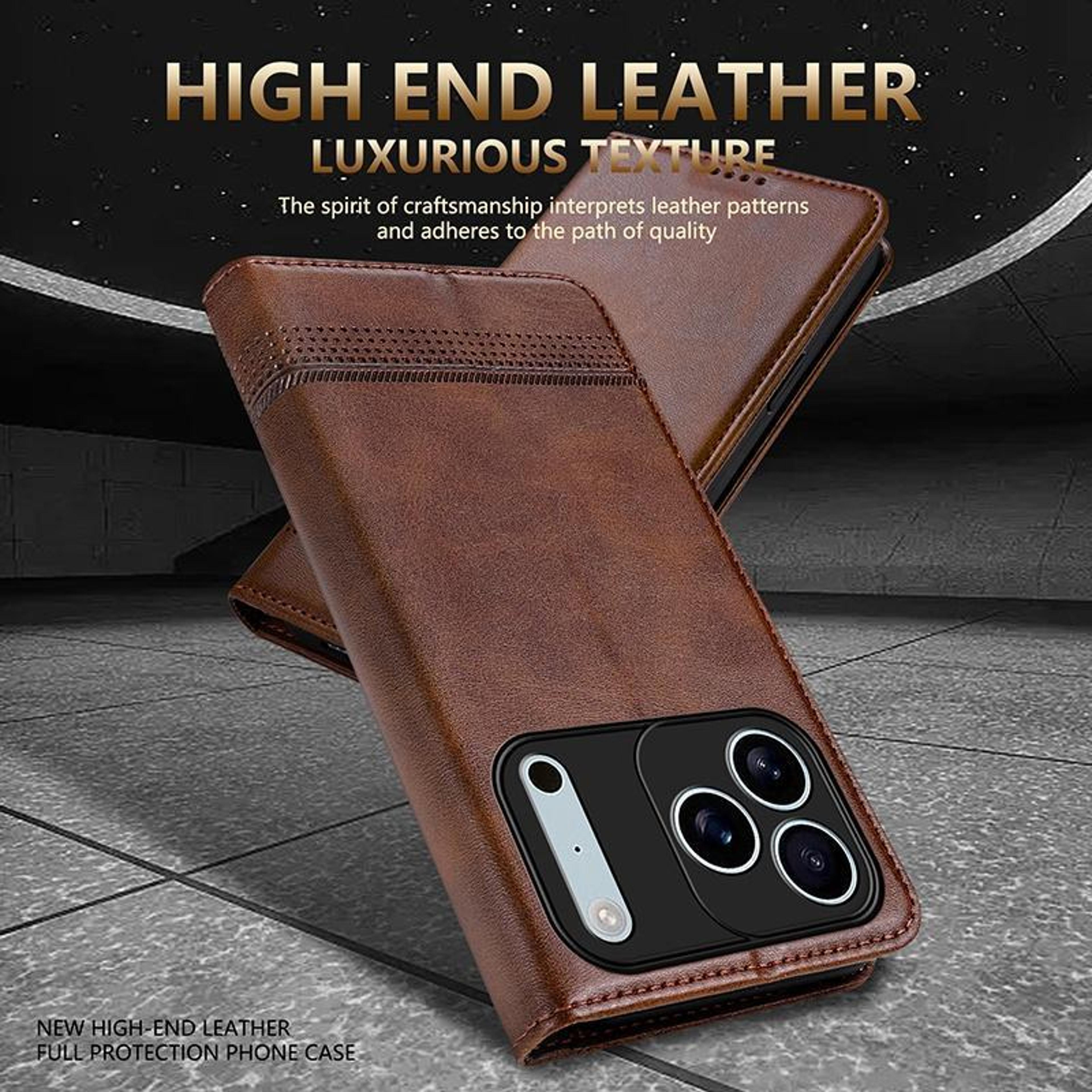 IPhone 18 Pro PU Leather Wallet Flip Case With Card Slots And Stand 7