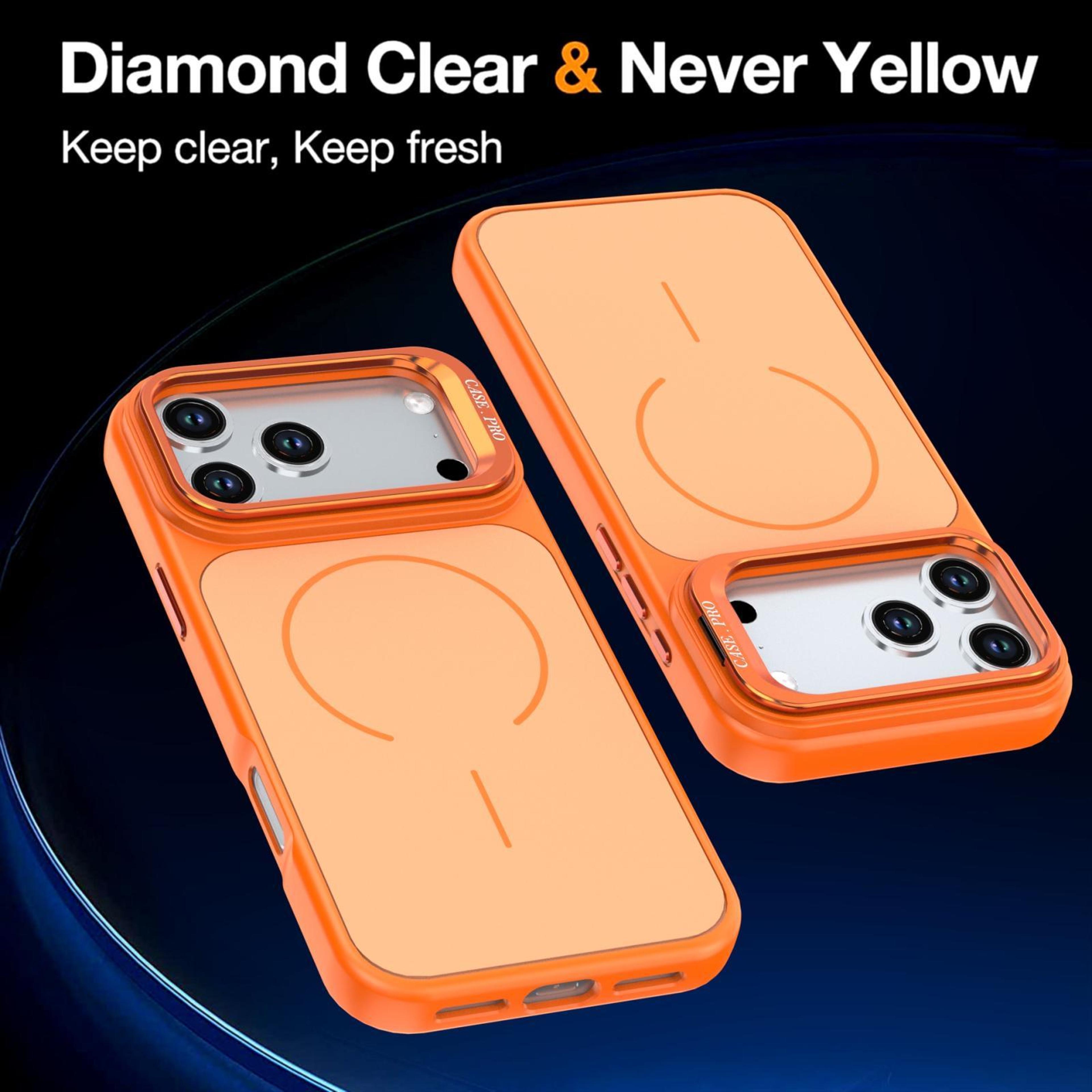 IPhone 18 Pro Magnetic Wireless Charging Case With Metal Camera Stand 1