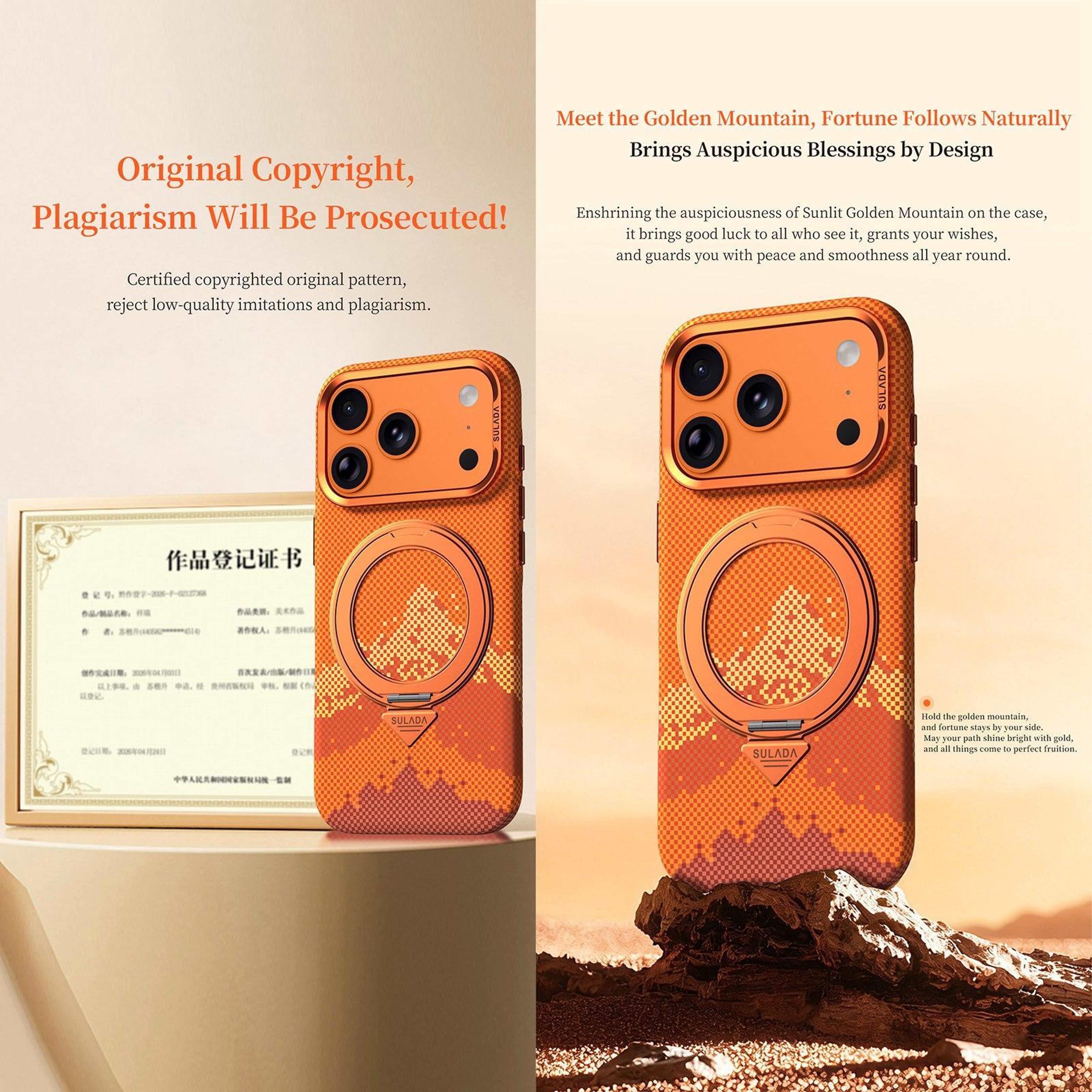 IPhone 18 Pro Max Magnetic Case With 360 Degree Rotating Holder 4