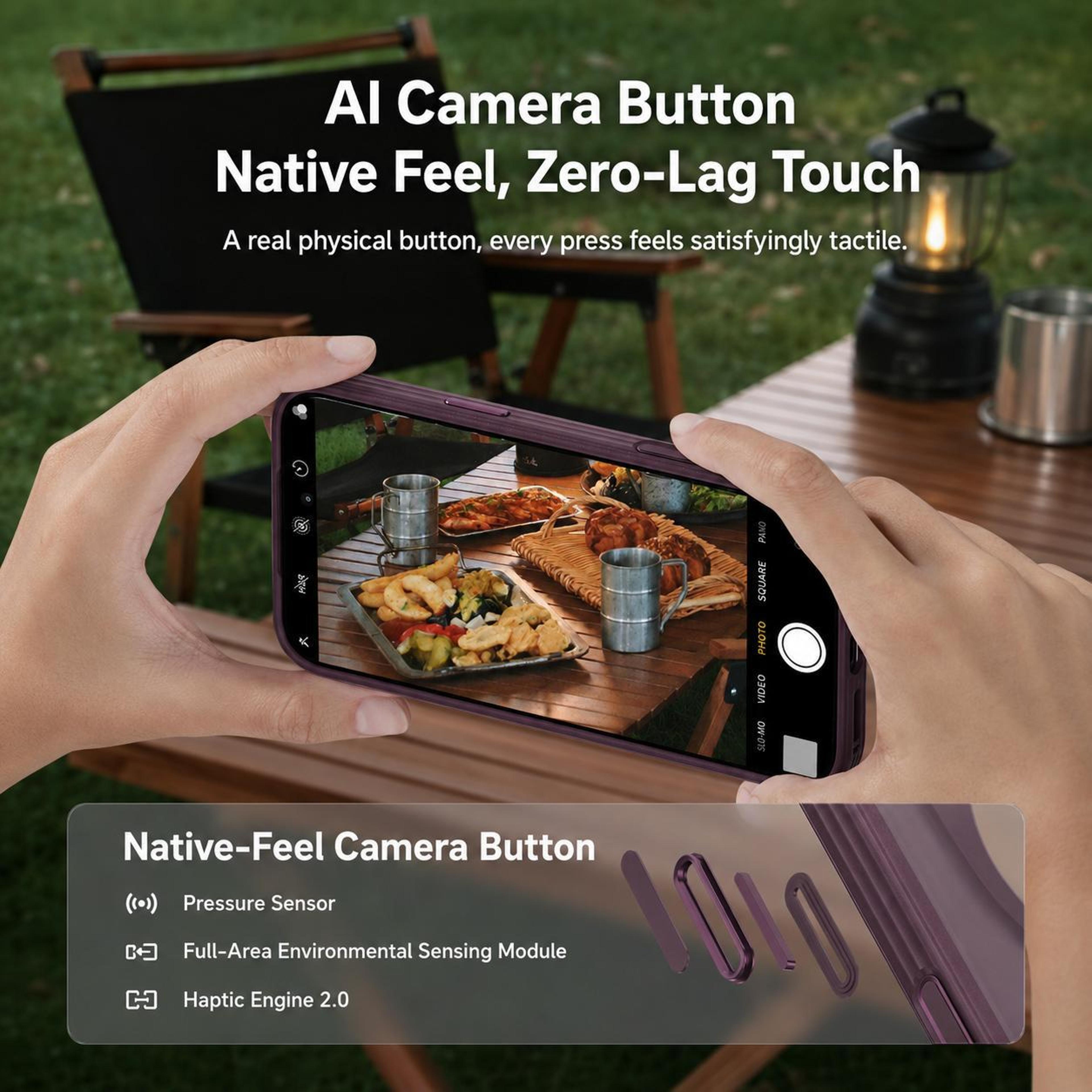 IPhone 18 Pro Textured Shockproof Magnetic Phone Case 7
