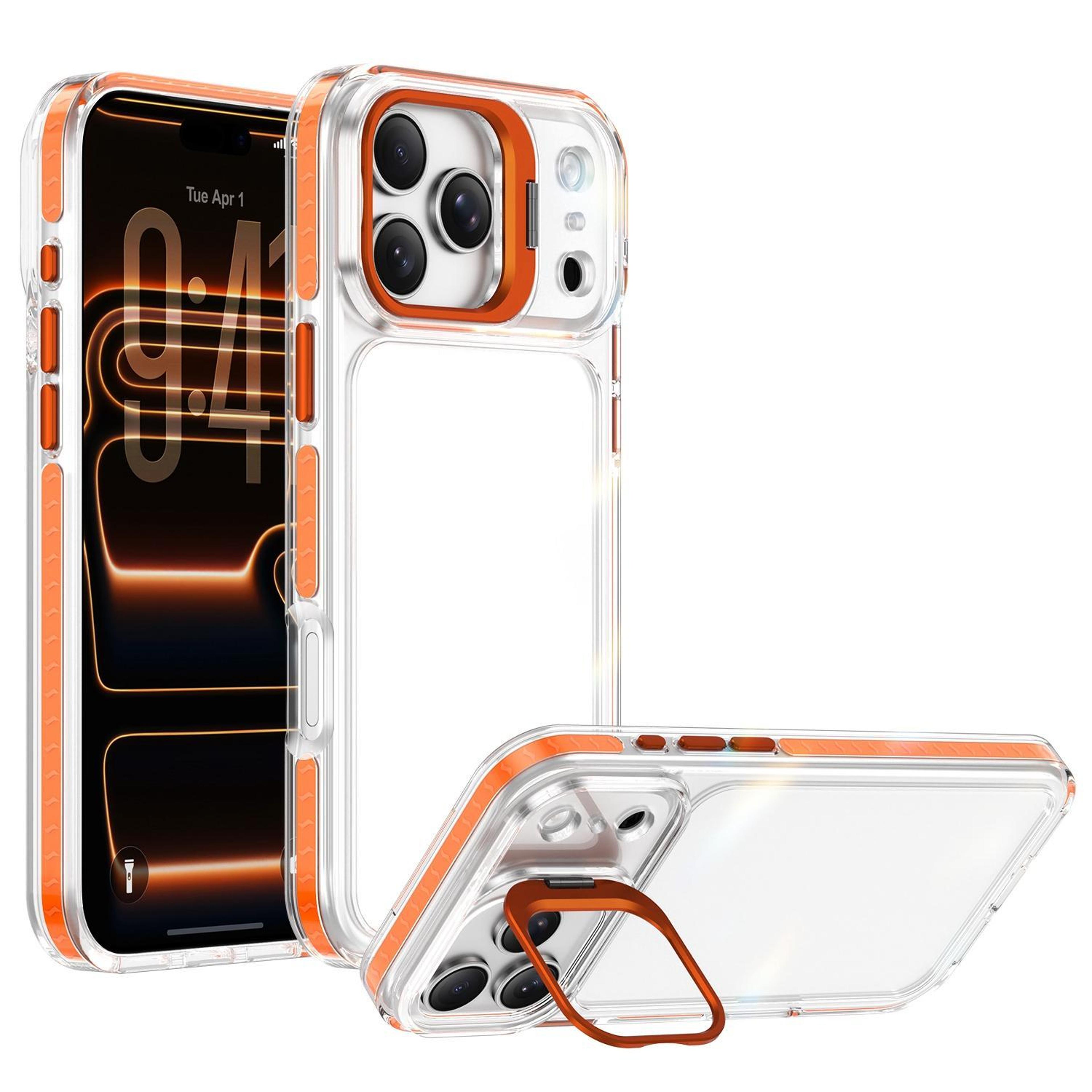 IPhone 18 Pro Max Clear Acrylic TPU Case With Metal Camera Frame 0