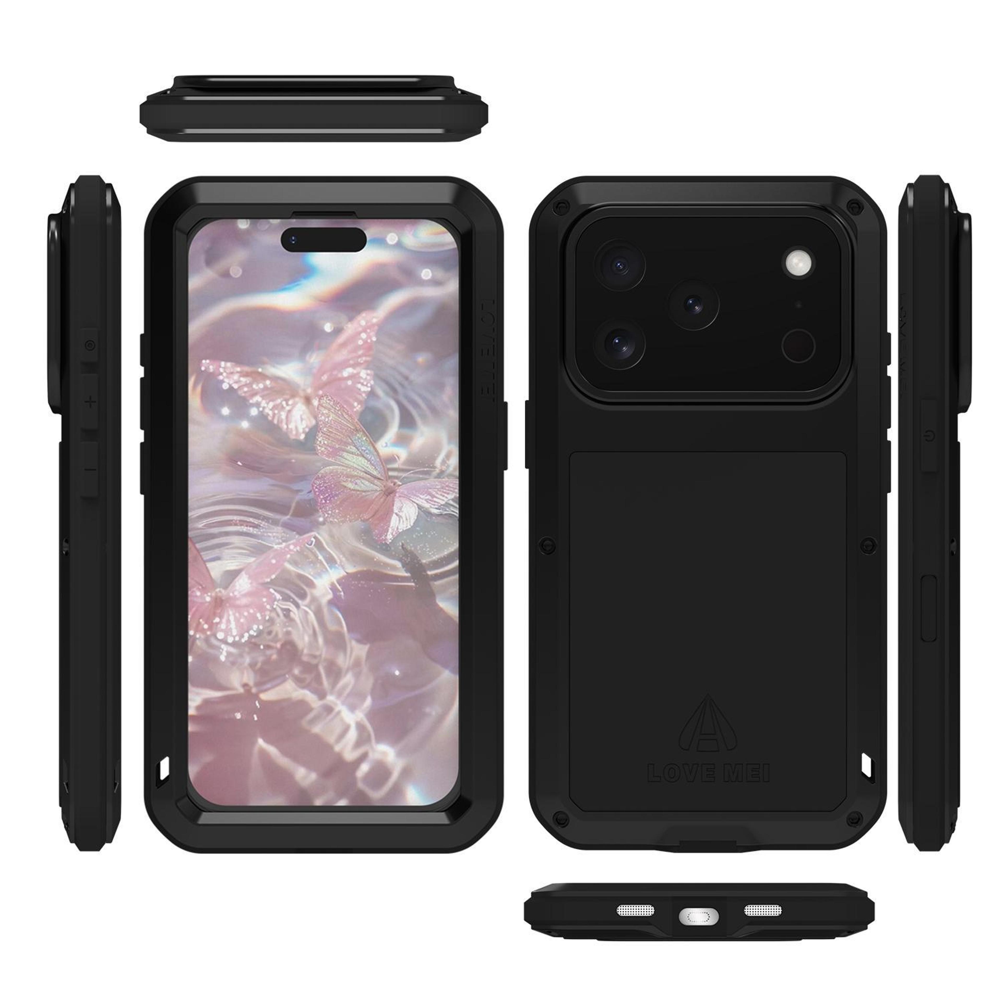 IPhone 18 Pro Metal Shockproof Full Coverage Phone Case 3