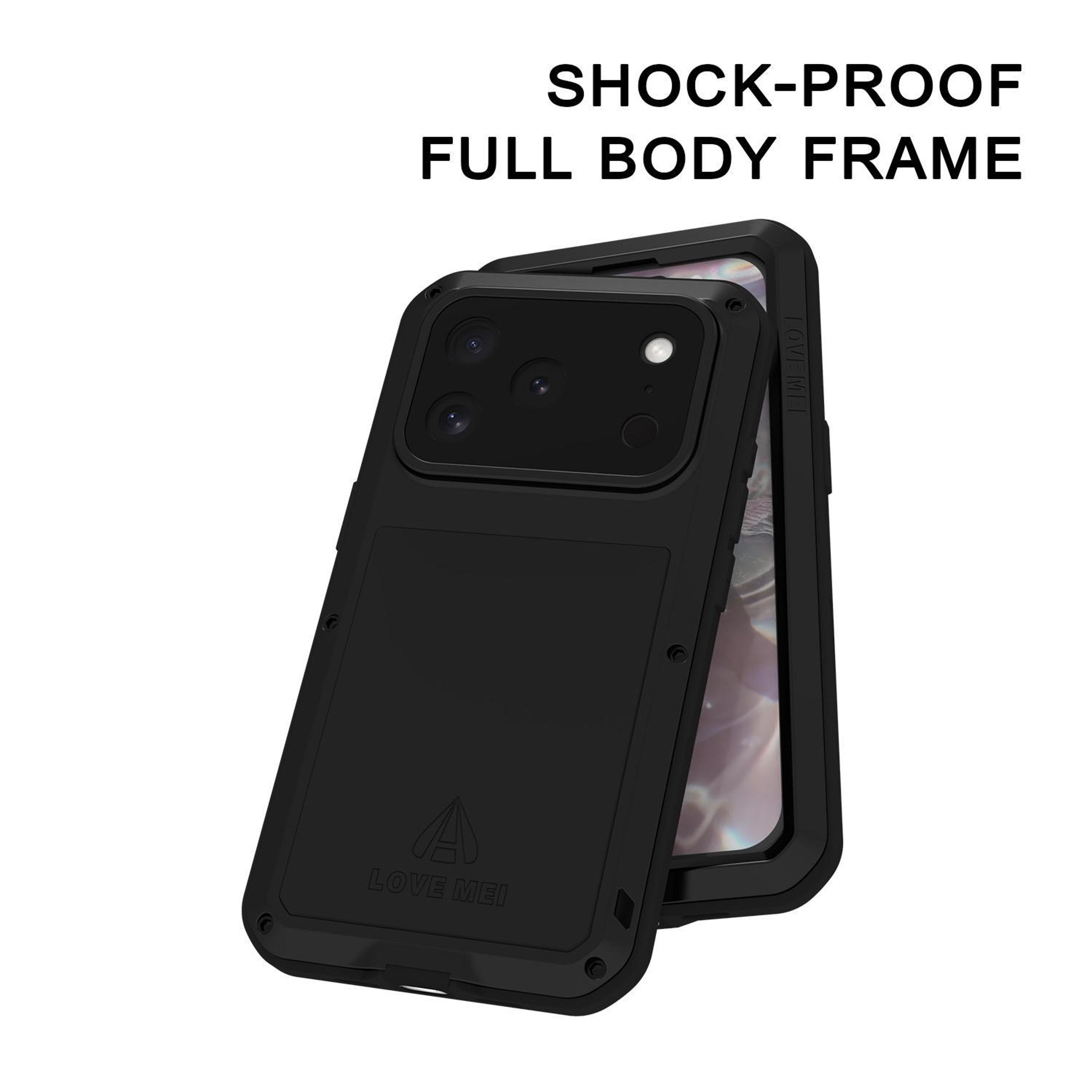 IPhone 18 Pro Metal Shockproof Full Coverage Phone Case 6