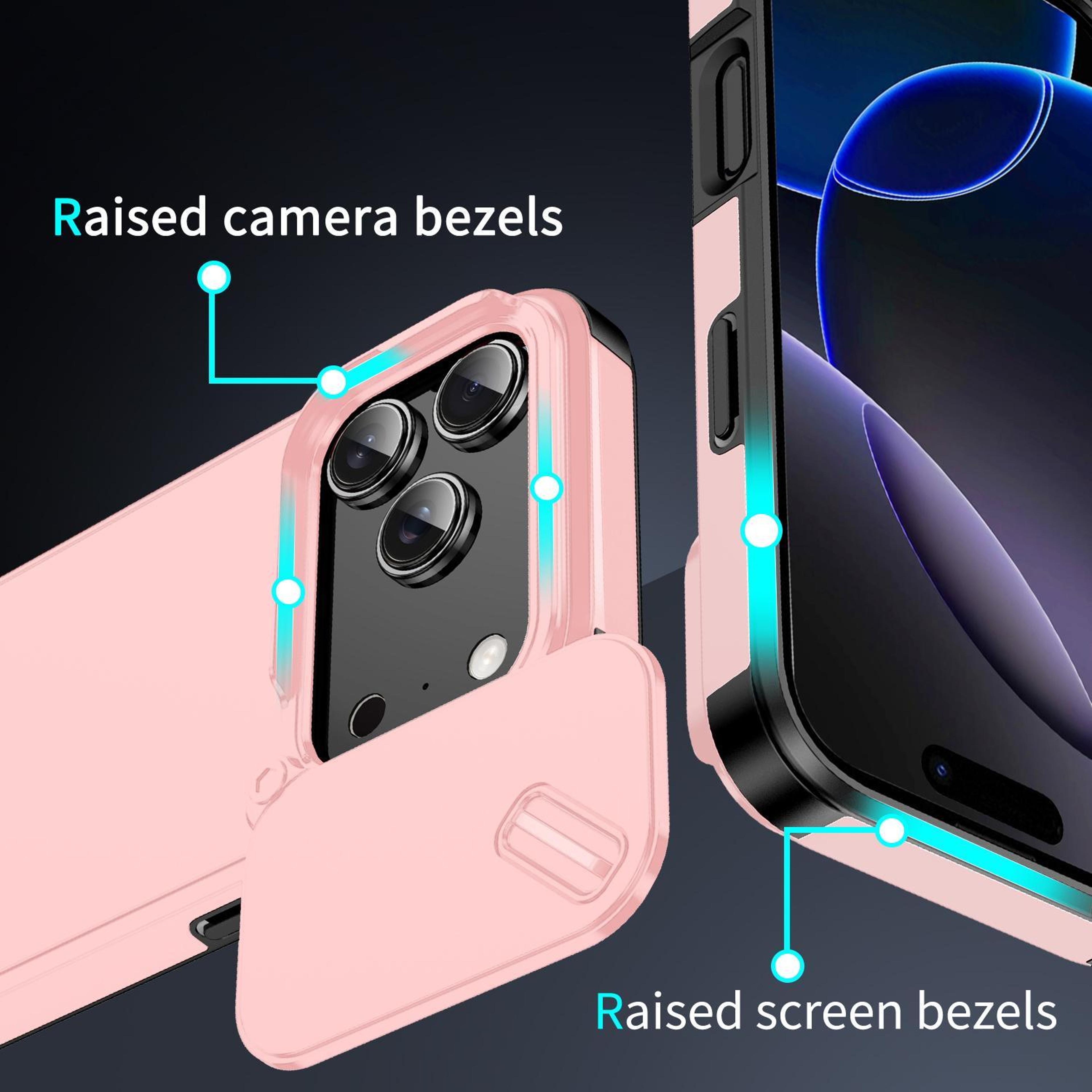 Sliding Camera Cover TPU PC Phone Case For 18 Pro 4