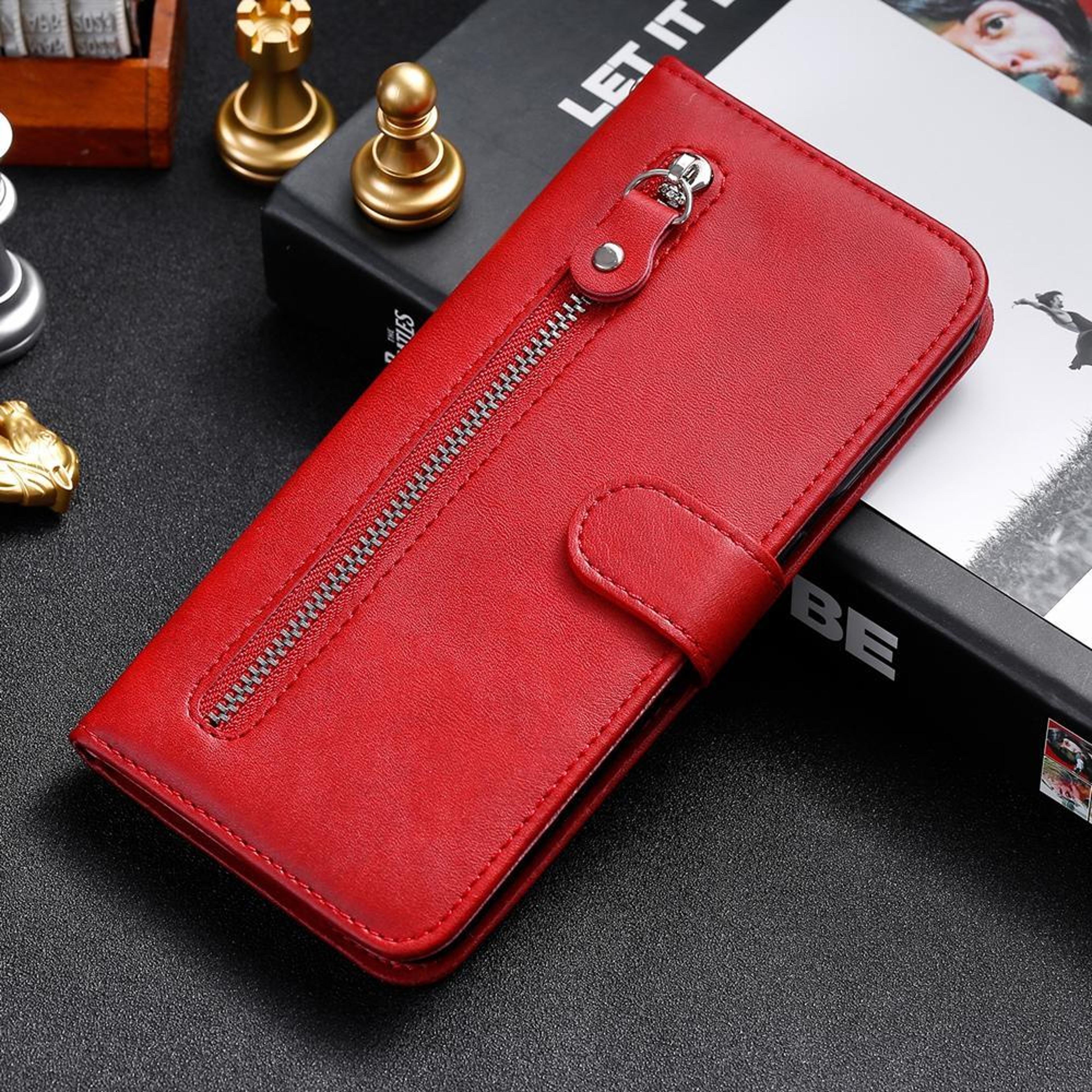 IPhone 18 Pro Calf Texture Leather Zipper Wallet Case With Card Slot And Stand 1