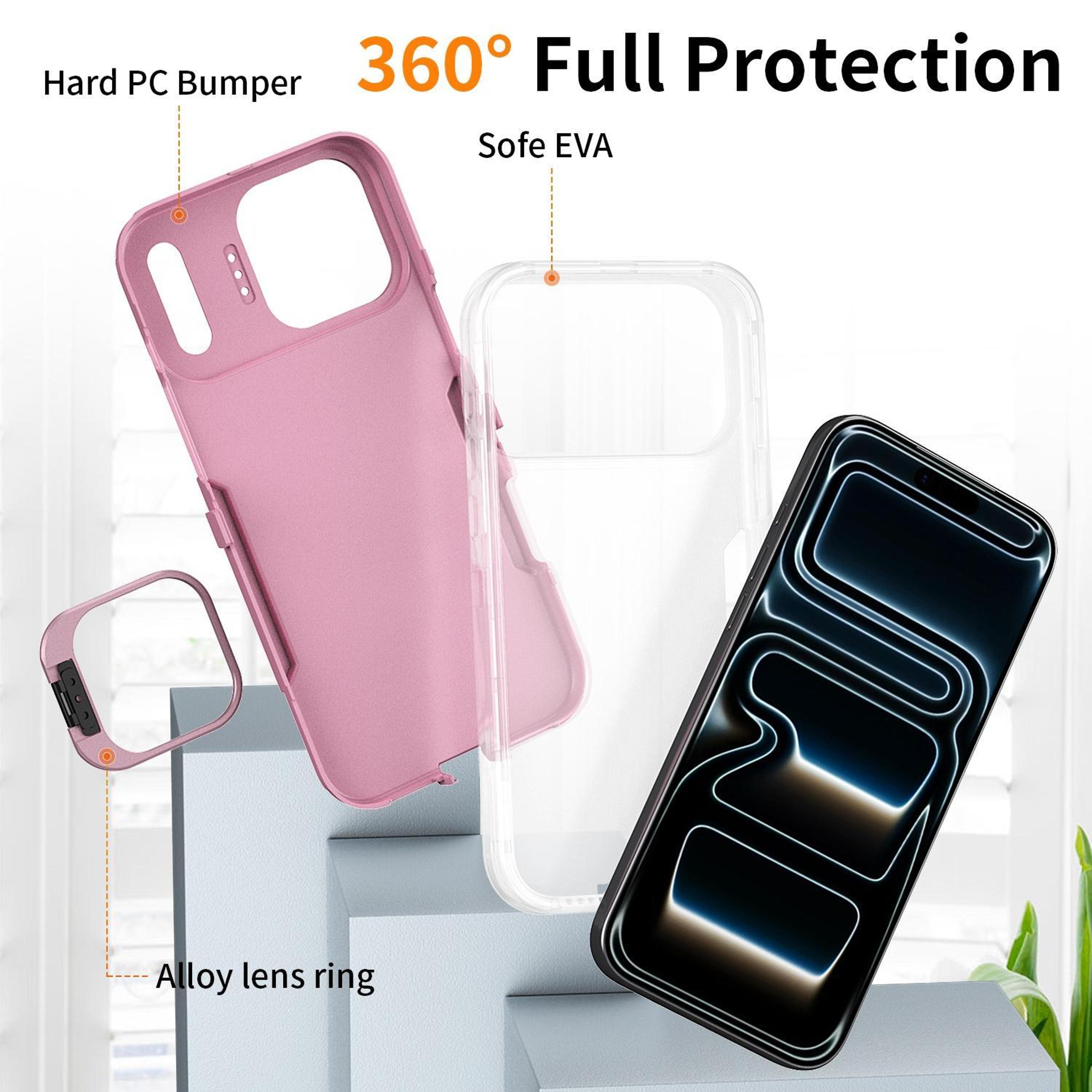 IPhone 18 Pro Protective Case With Adjustable Hidden Lens Holder 3