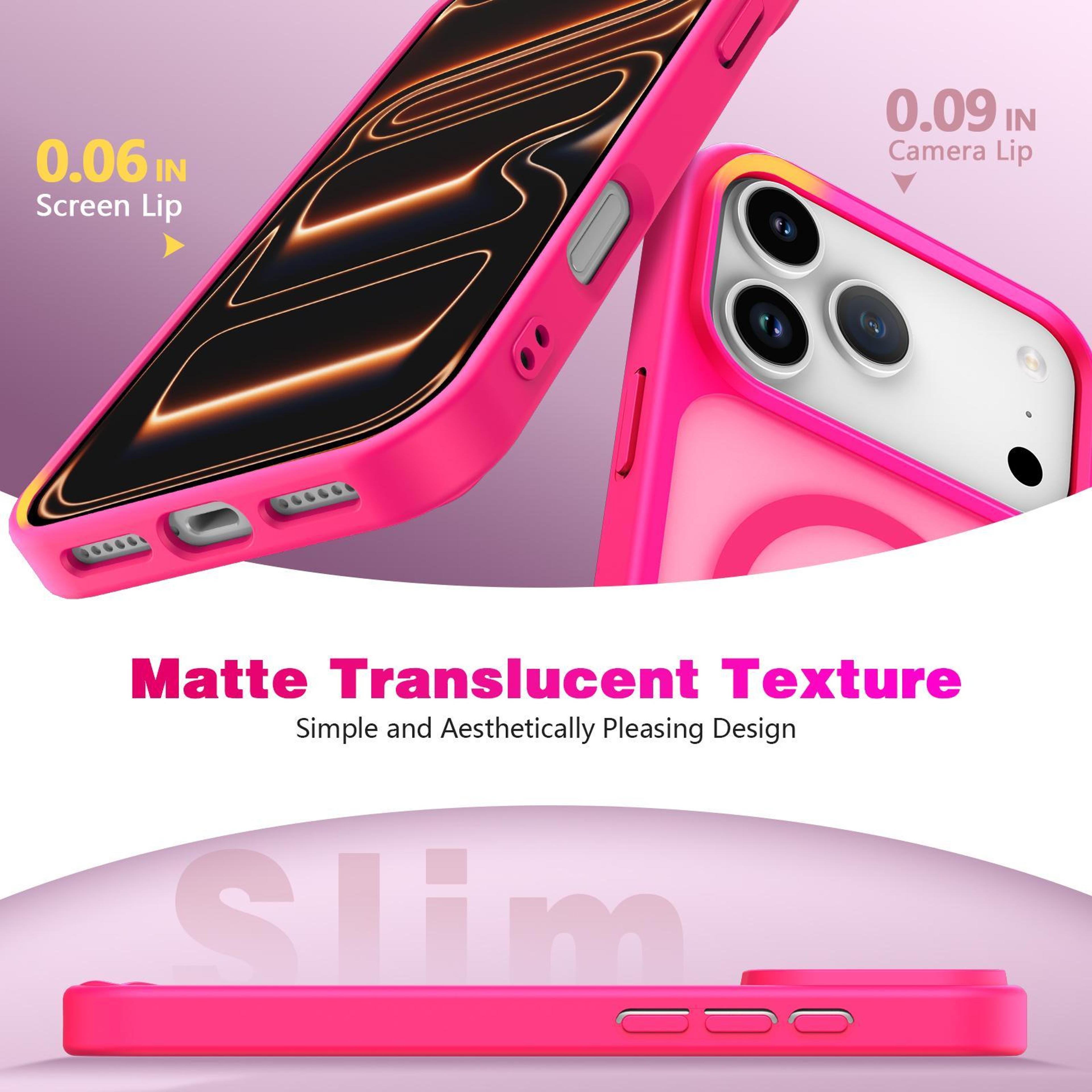 Magnetic IPhone 18 Pro Case With PC TPU Hybrid Protection 2