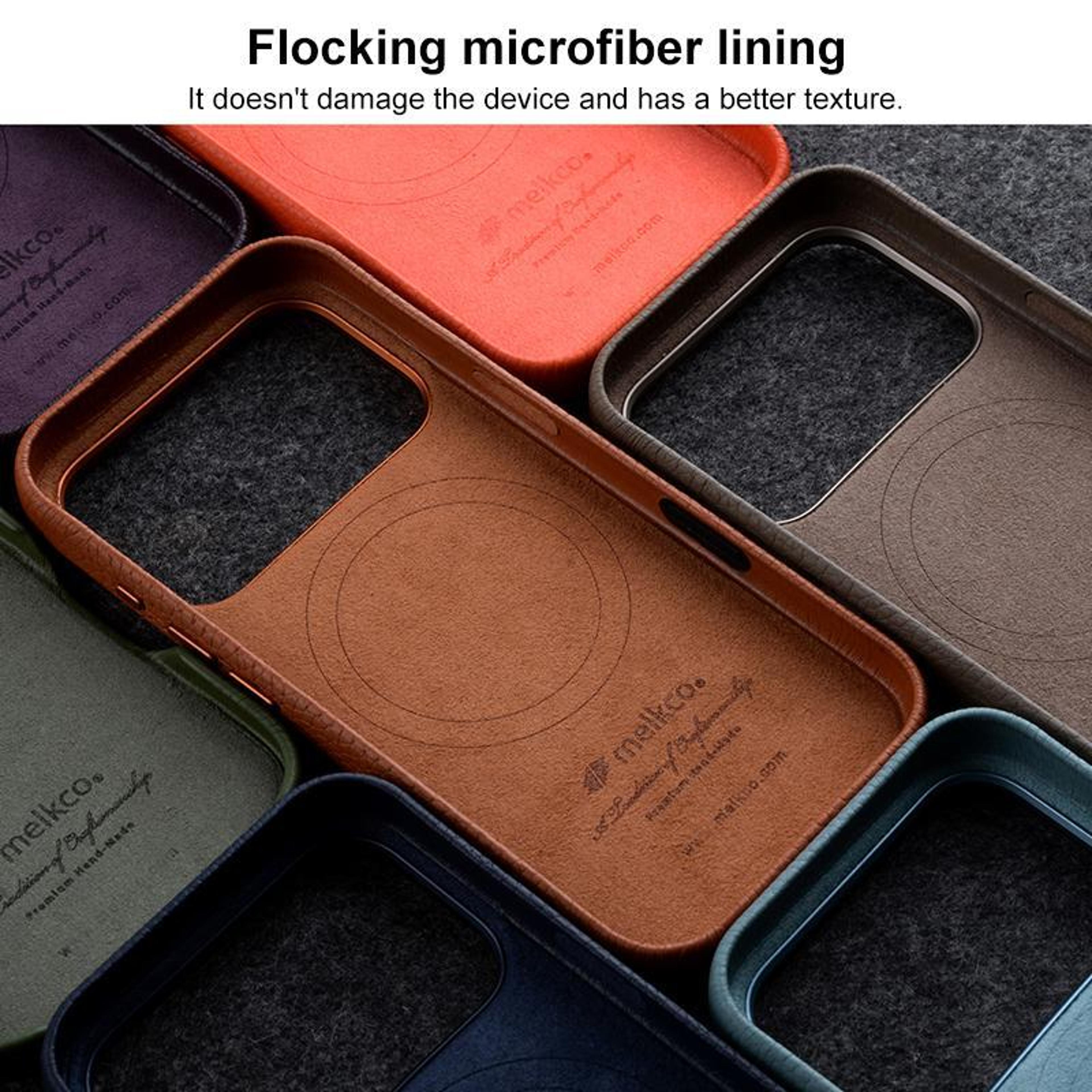 IPhone 18 Pro Genuine Leather Magnetic Full Coverage Case With AI Button 8